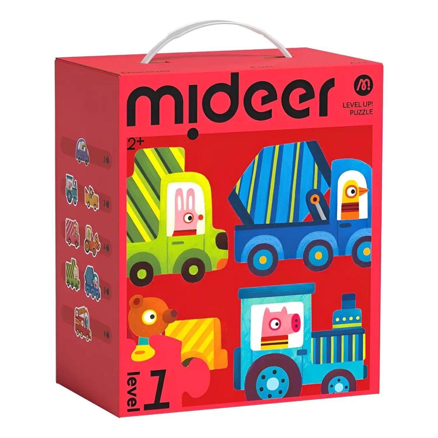 Puzzle Progresivo De Autitos 8 En 1 Nivel 1  Mideer-0