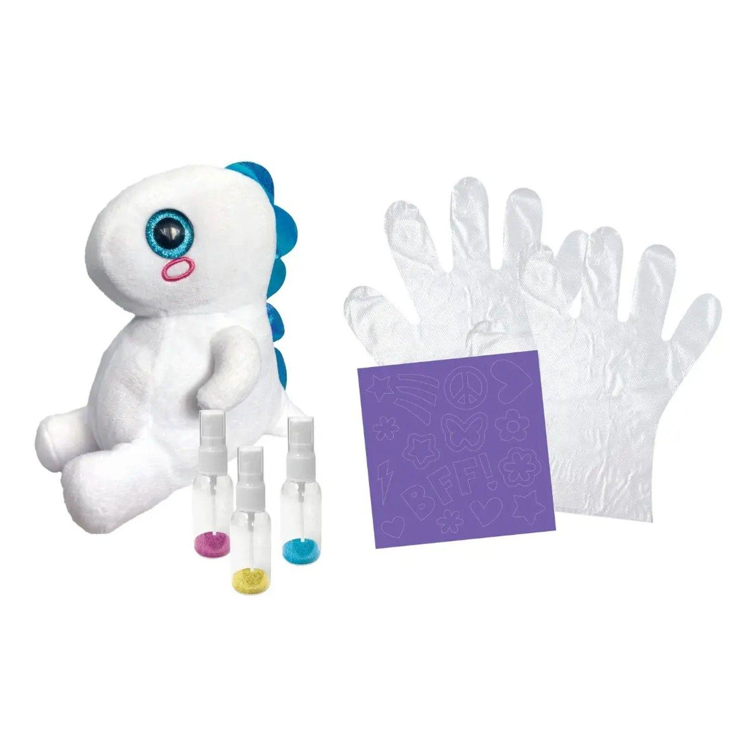 Kit De Manualidades Pinta Un Dinosaurio De Peluche Con Spray-4
