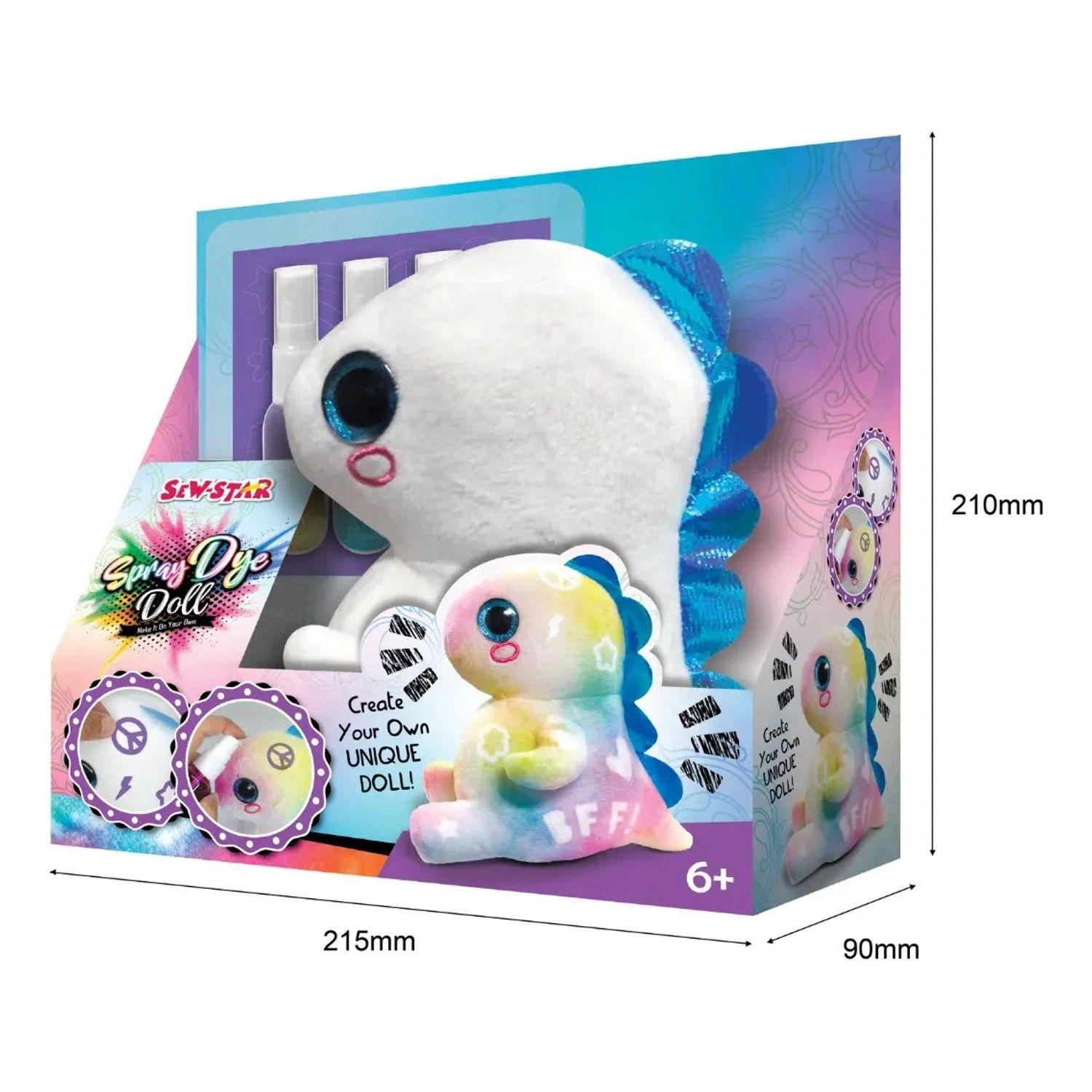 Kit De Manualidades Pinta Un Dinosaurio De Peluche Con Spray-5