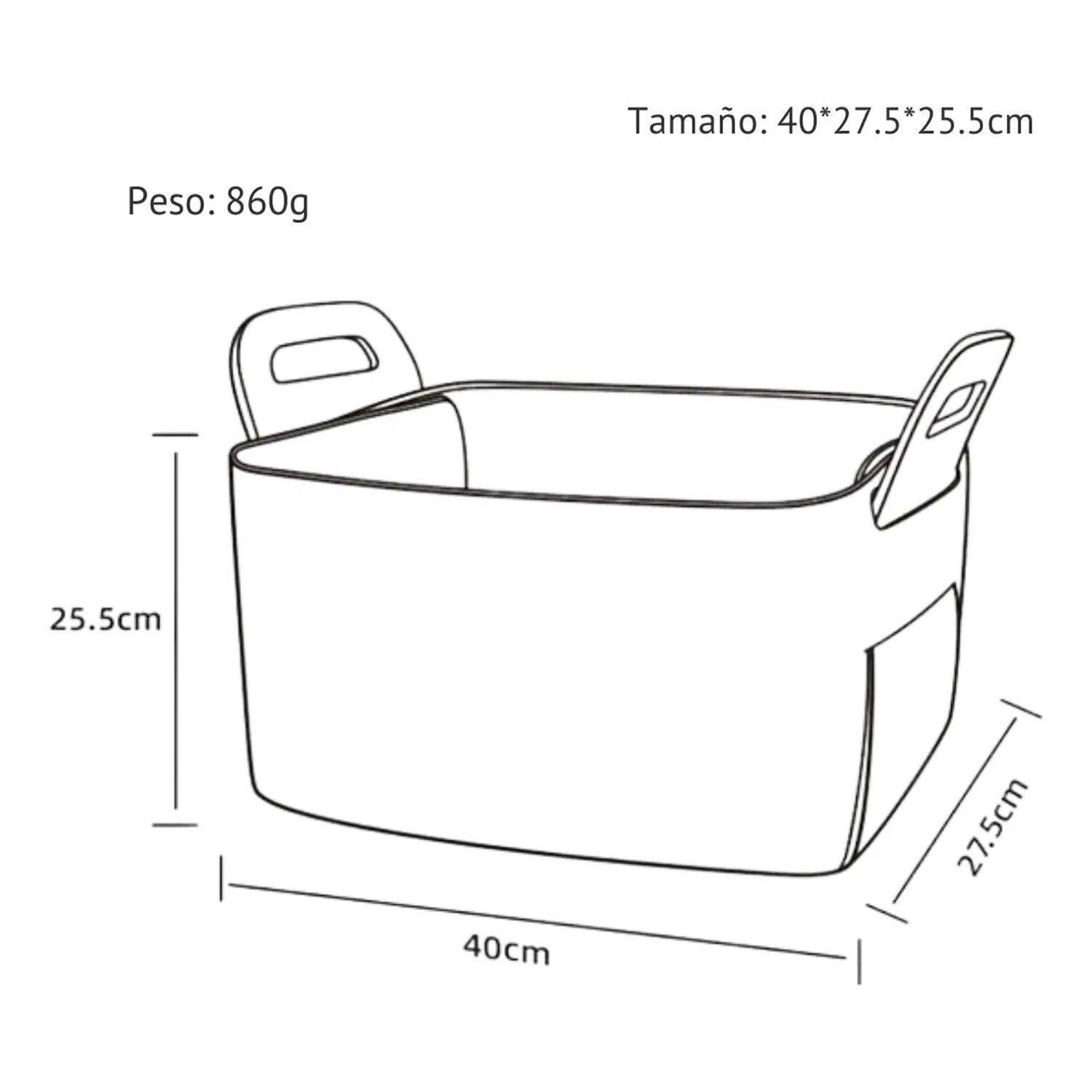 Canasta Plegable Para Almacenar Y Organizar Juguetes Mideer-5