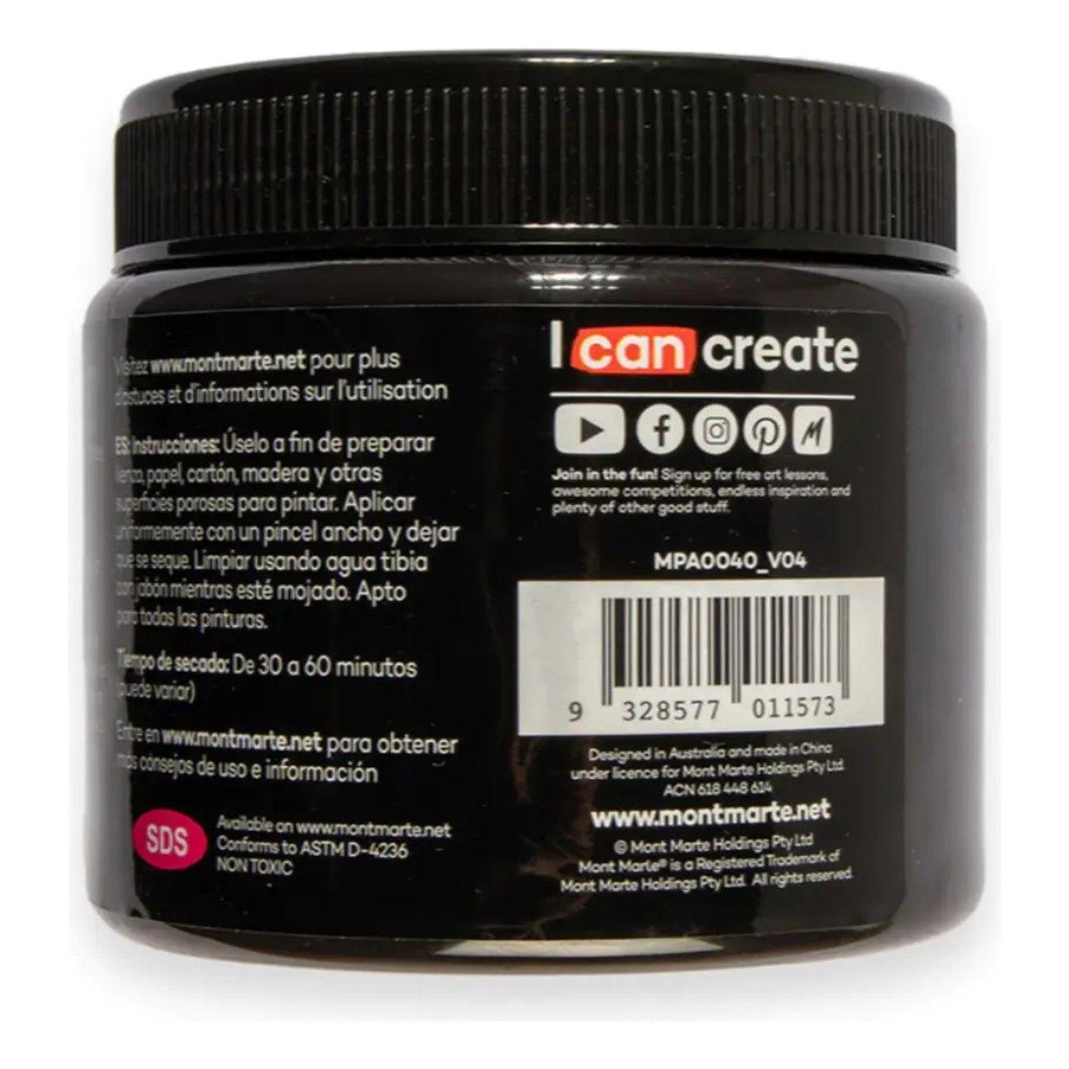 Gesso Imprimante Universal 500 Ml Mont Marte-1