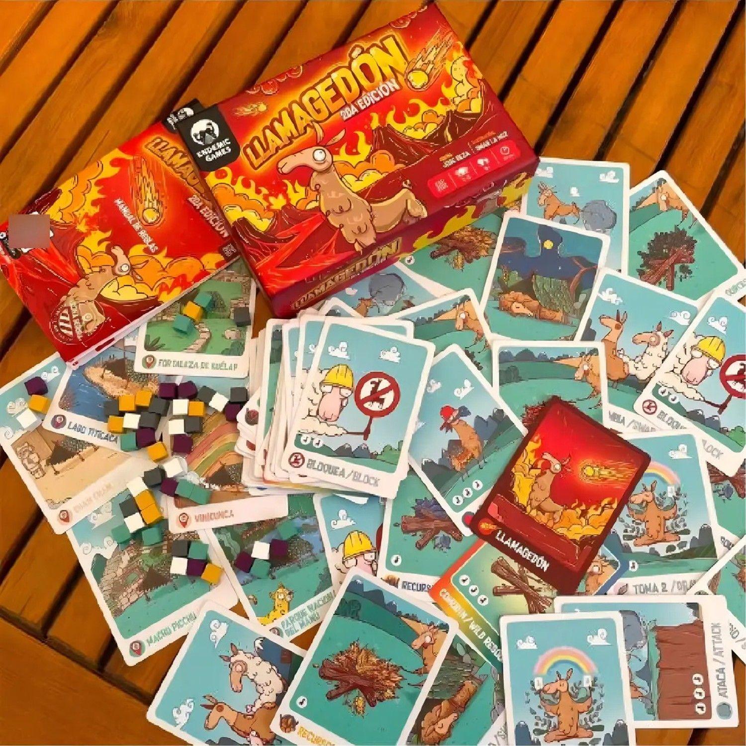 Juego De Mesa Llamagedon  Party Game Chileno- Salta Pal Lao-1