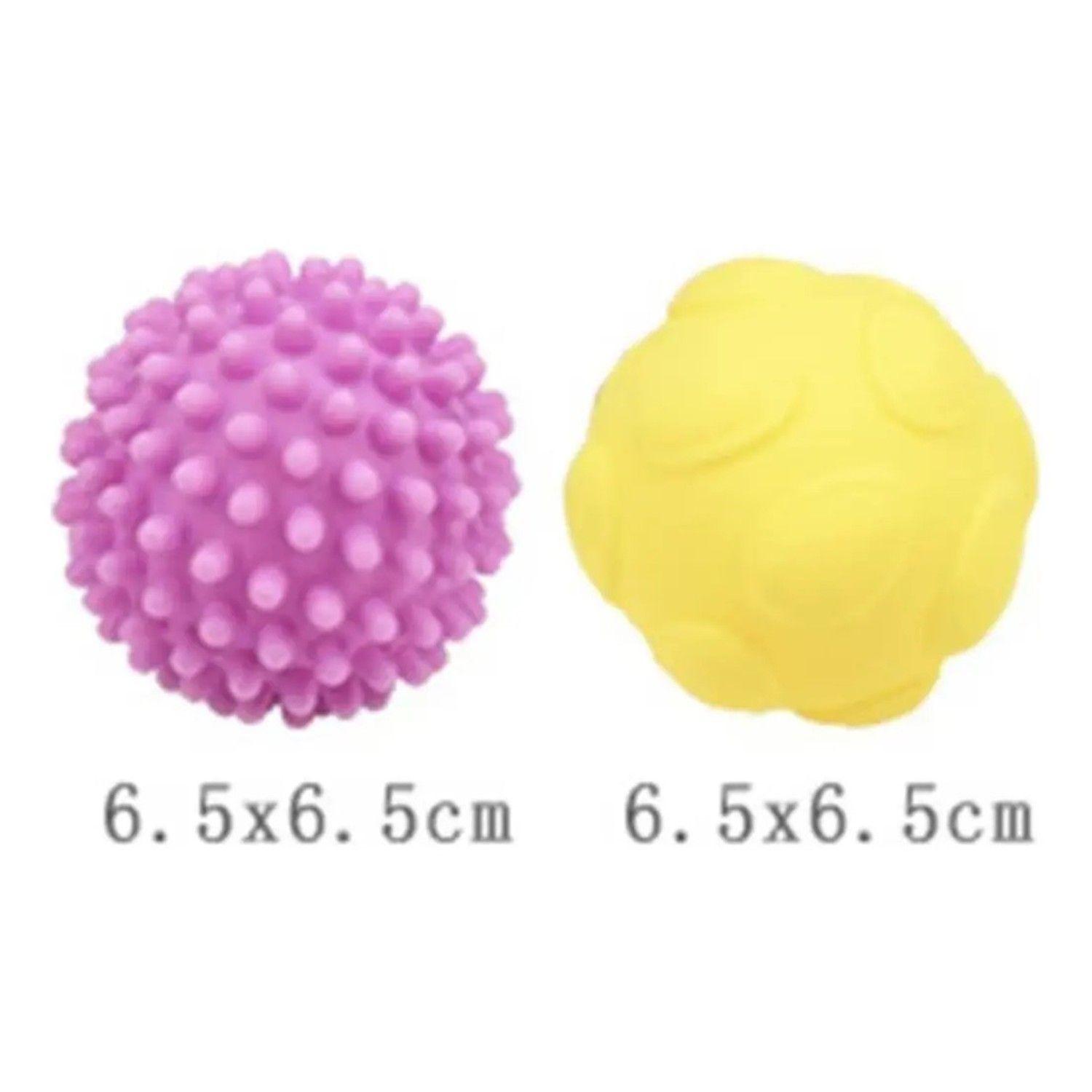 Set 6 Pelotas Sensoriales Didácticas Para Bebé Con Texturas-4