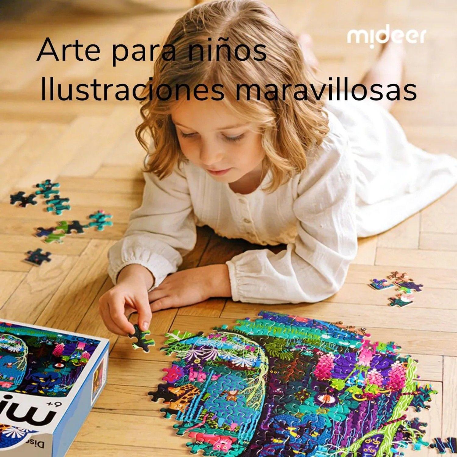 Puzzle Para Niños De Elefante 280 Piezas + 6 Años - Mideer-3