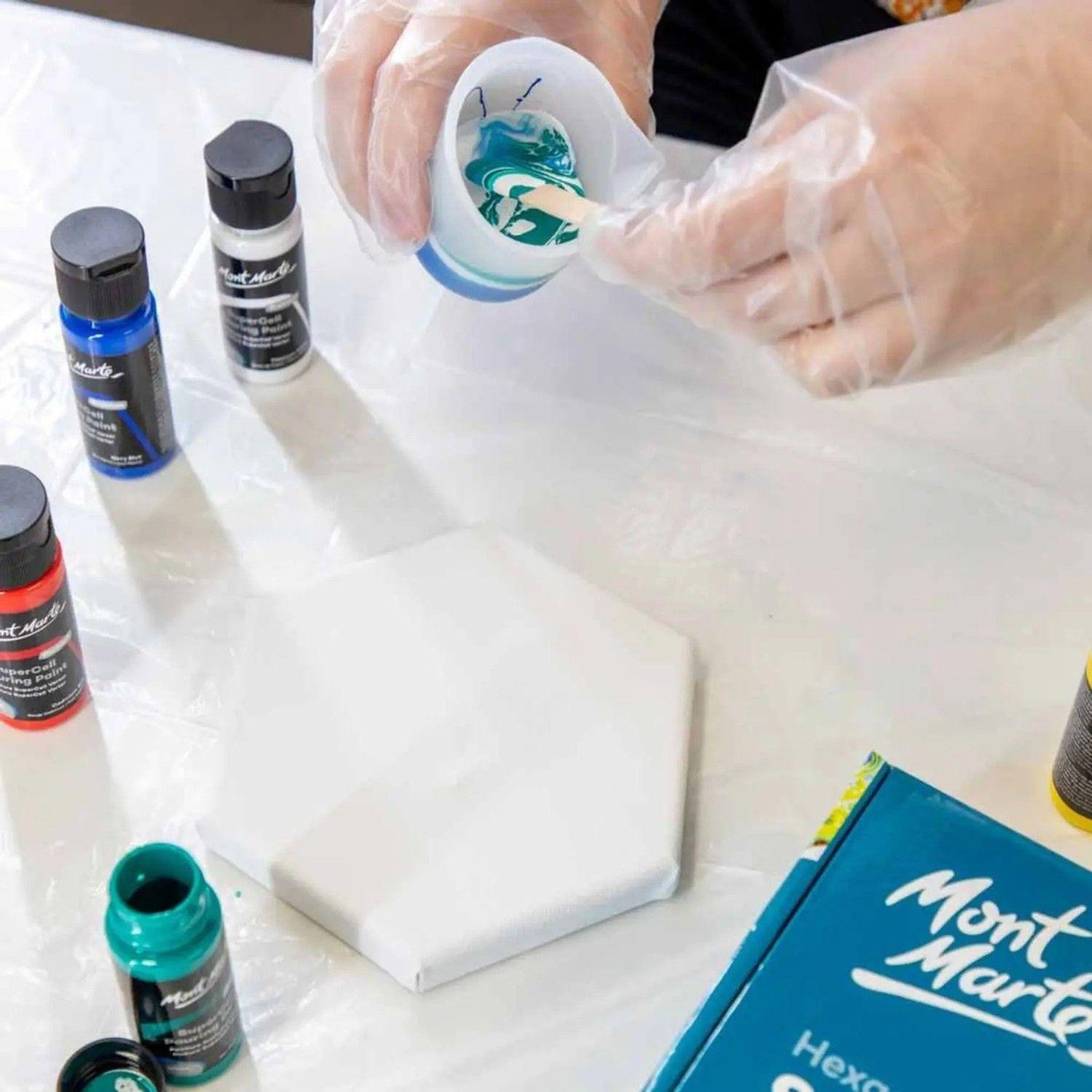 Set Inicial Pintura Acrílica Pouring 23 Pcs Mont Marte-3