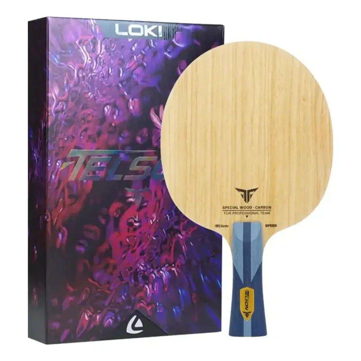 Madero Tenis De Mesa Profesional 7 Capas Telson Speed Loki-0