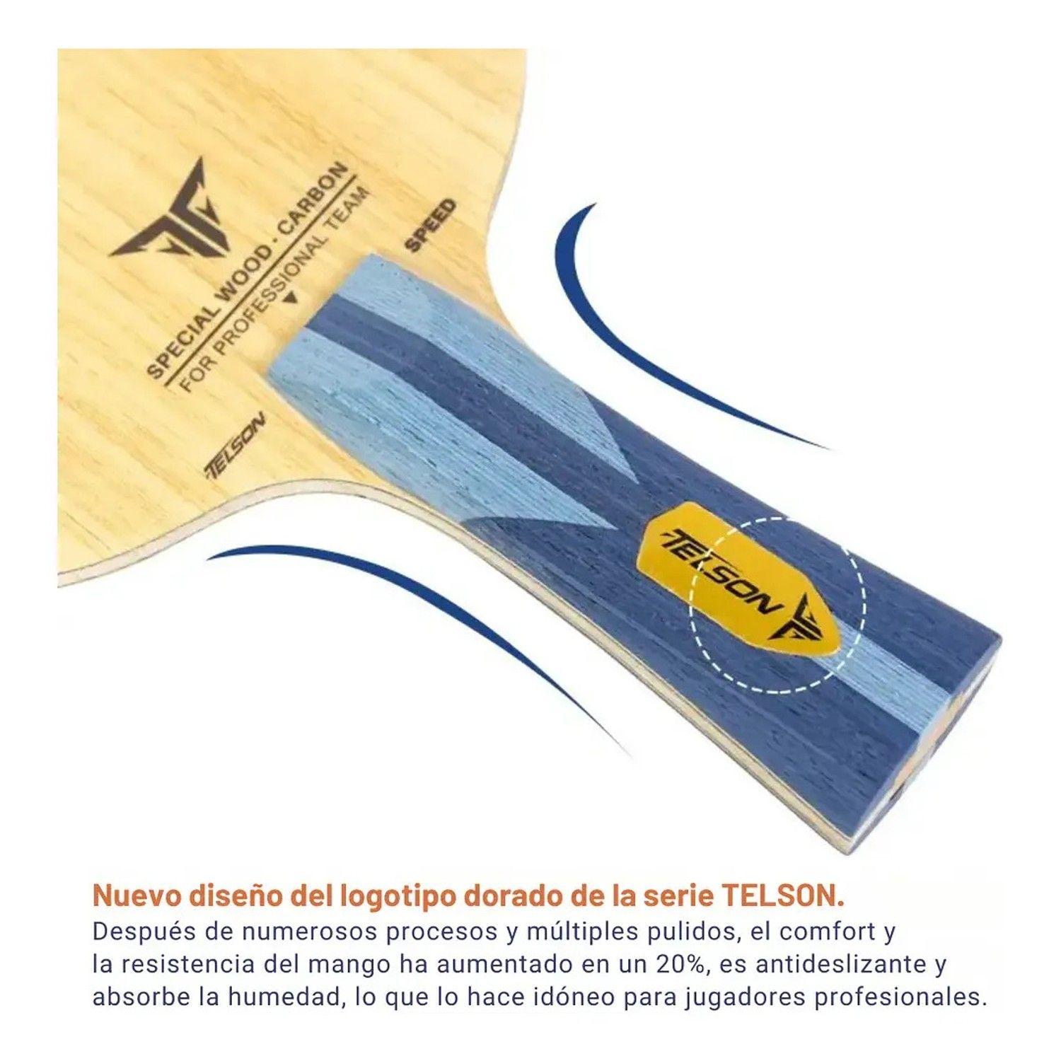 Madero Tenis De Mesa Profesional 7 Capas Telson Speed Loki-3