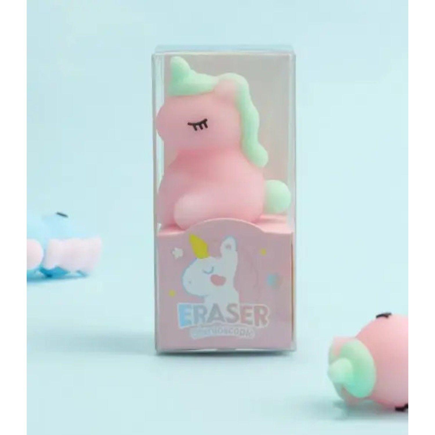 Pack 2 Gomas De Borrar Unicornios 3d Kawaii-1