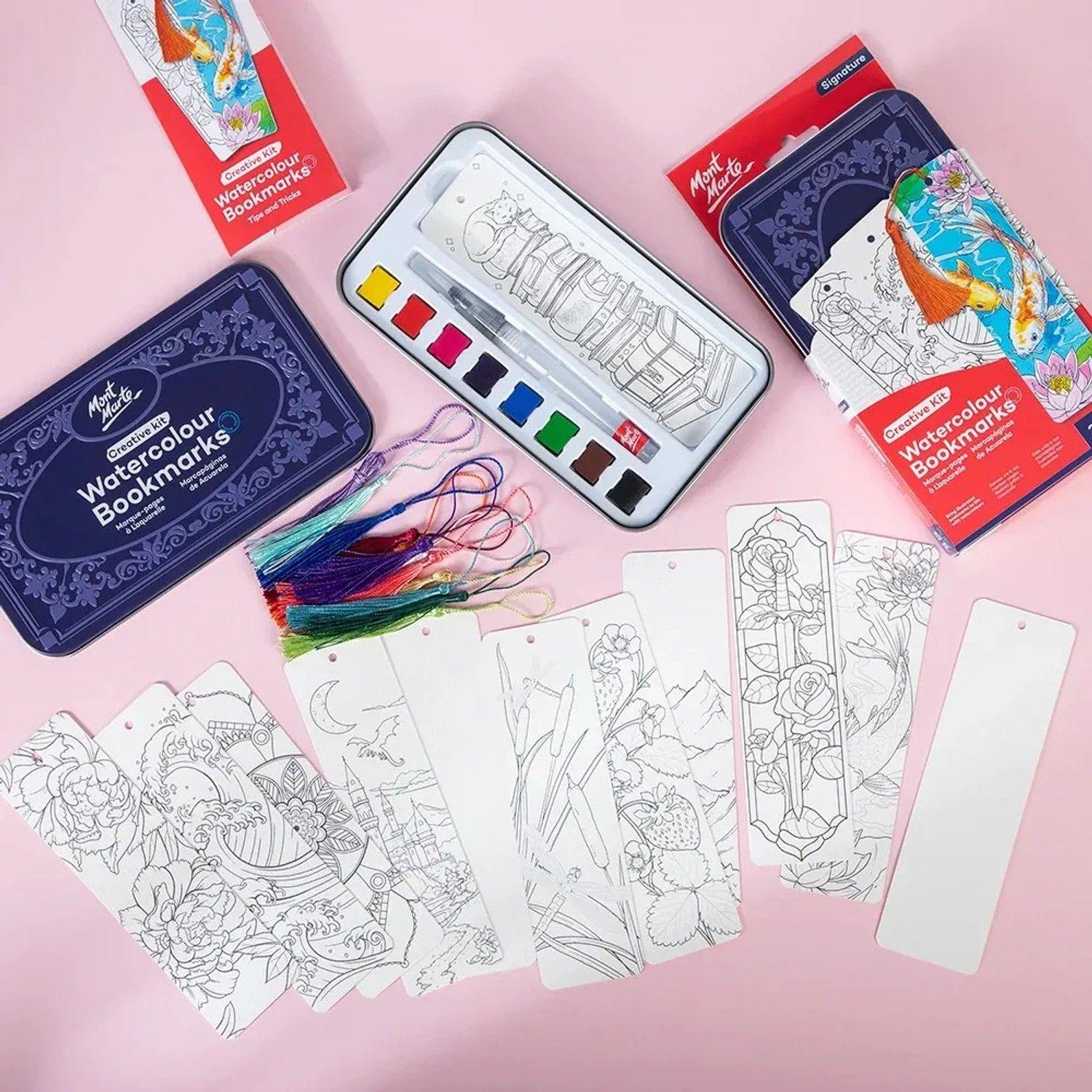 Set De 33 Marcadores De Libro Para Pintar Con Acuarela-2