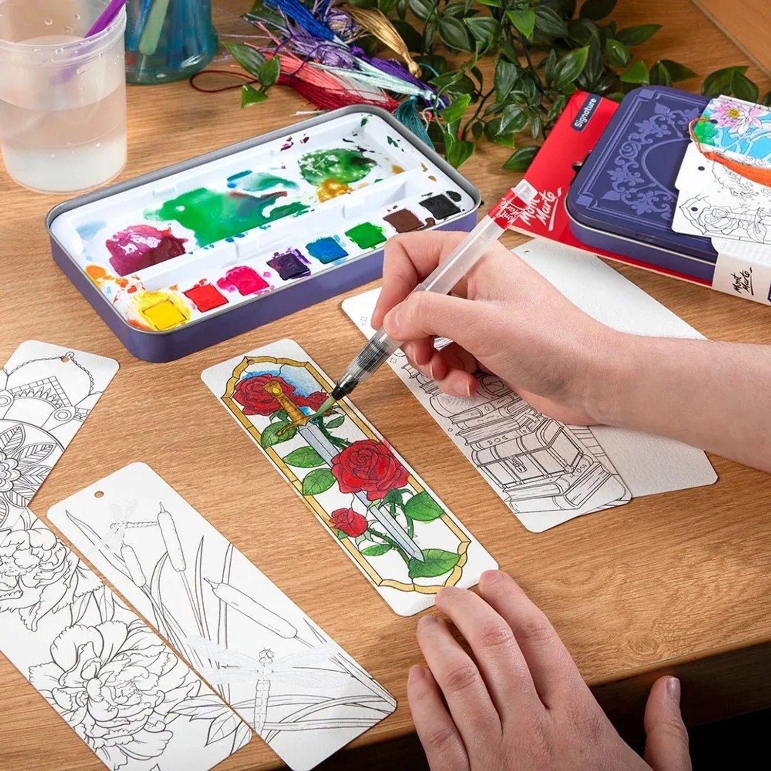 Set De 33 Marcadores De Libro Para Pintar Con Acuarela-3