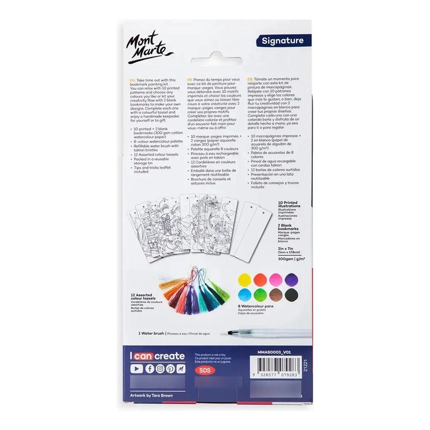 Set De 33 Marcadores De Libro Para Pintar Con Acuarela-4