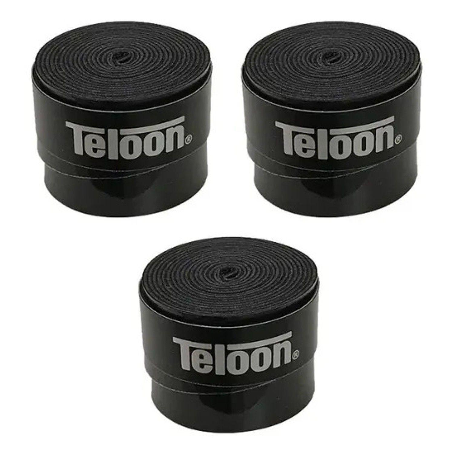 Pack 3 Overgrip Tenis Y 3 Antivibradores Teloon-3