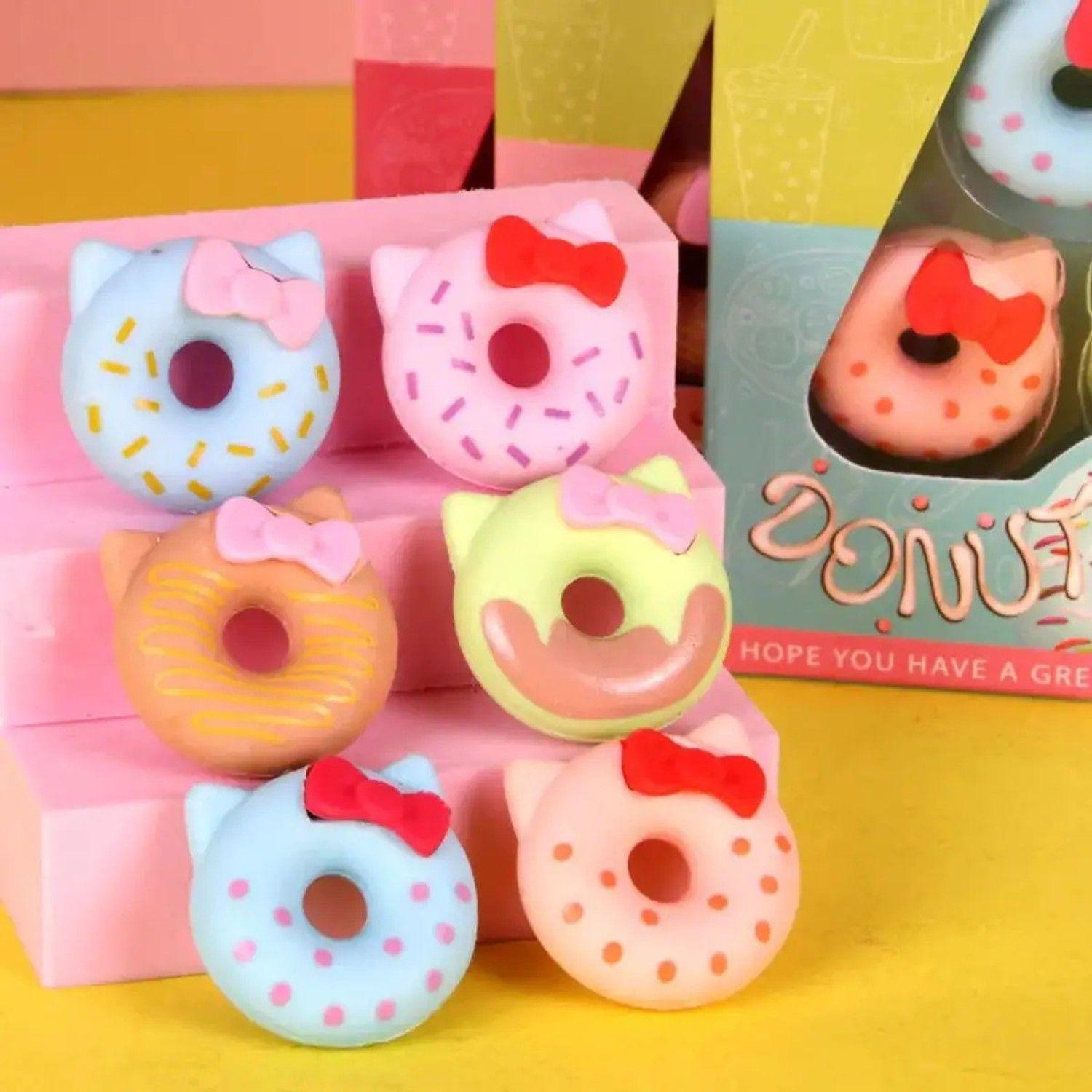 Pack 12 Gomas De Borrar De Donut Kawaii X 2 Cajas De 6 Pcs-3
