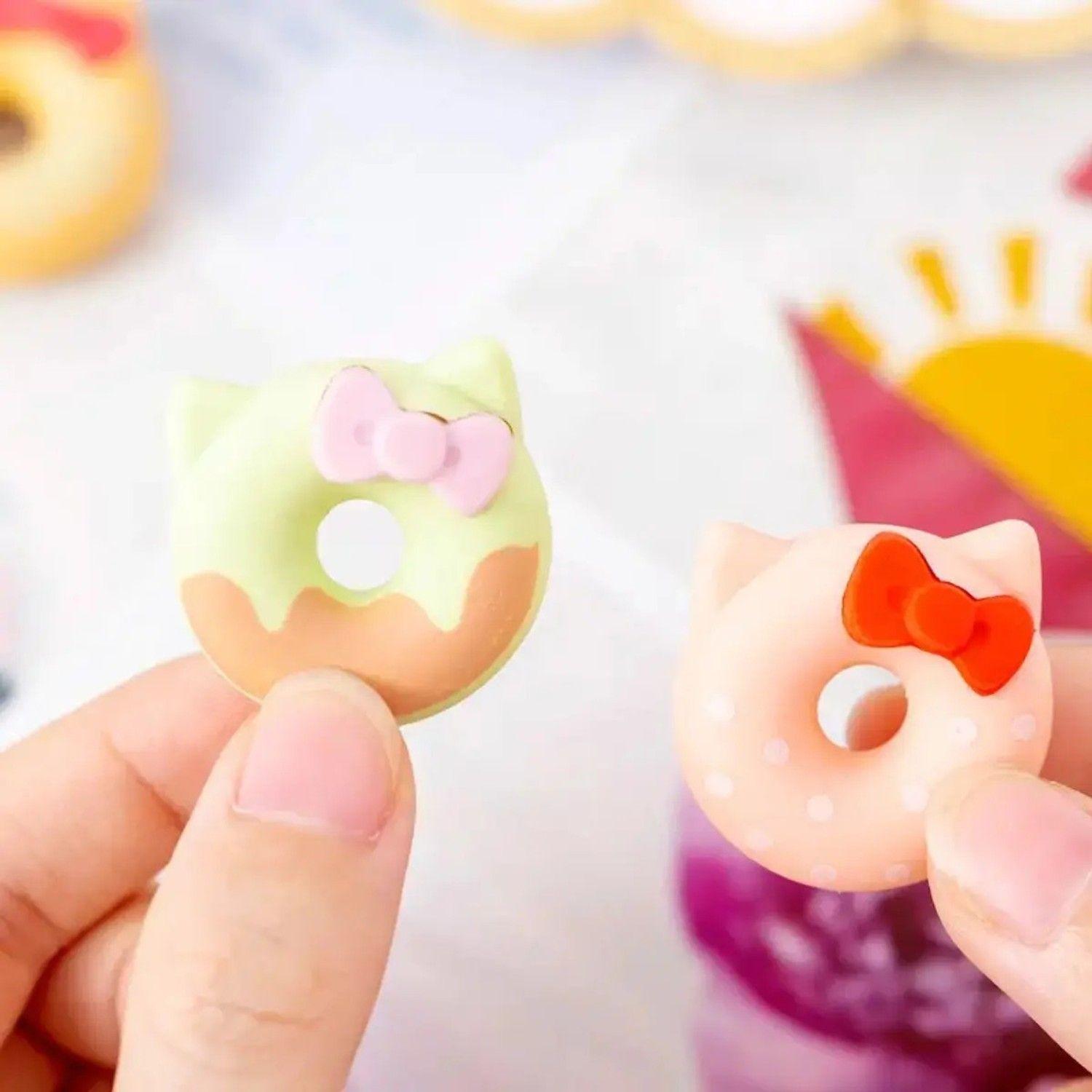 Pack 12 Gomas De Borrar De Donut Kawaii X 2 Cajas De 6 Pcs-4
