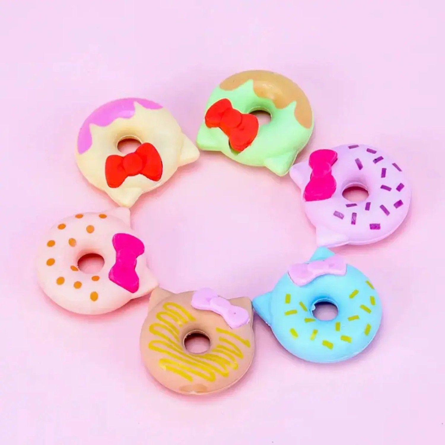 Pack 12 Gomas De Borrar De Donut Kawaii X 2 Cajas De 6 Pcs-5