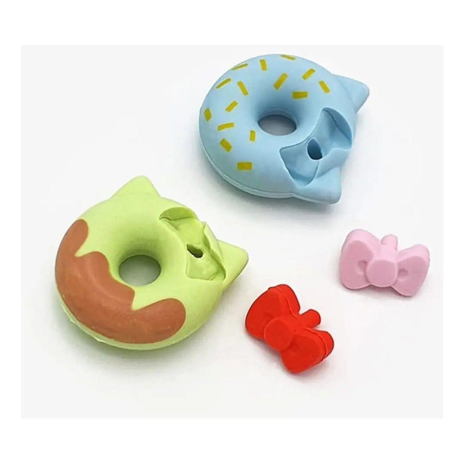 Pack 12 Gomas De Borrar De Donut Kawaii X 2 Cajas De 6 Pcs-6