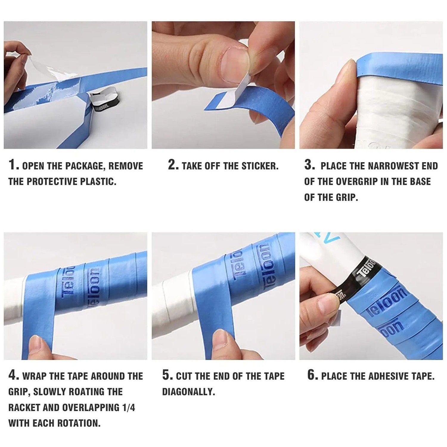 Overgrip Pro Teloon 6 Pcs Tenis Y Pádel-4