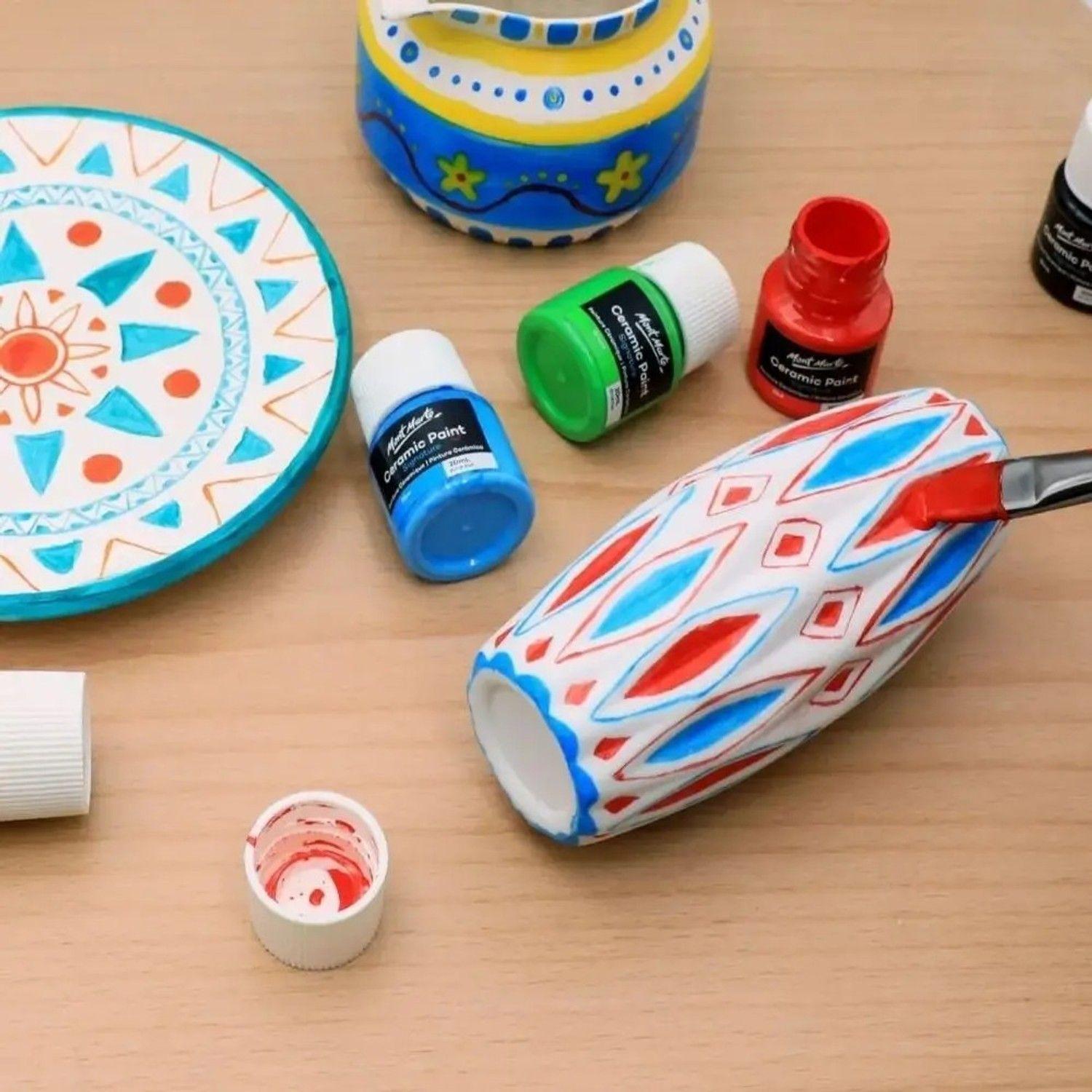 Set De 26 Pinturas Para Cerámica Y Porcelana 20ml Mont Marte-2
