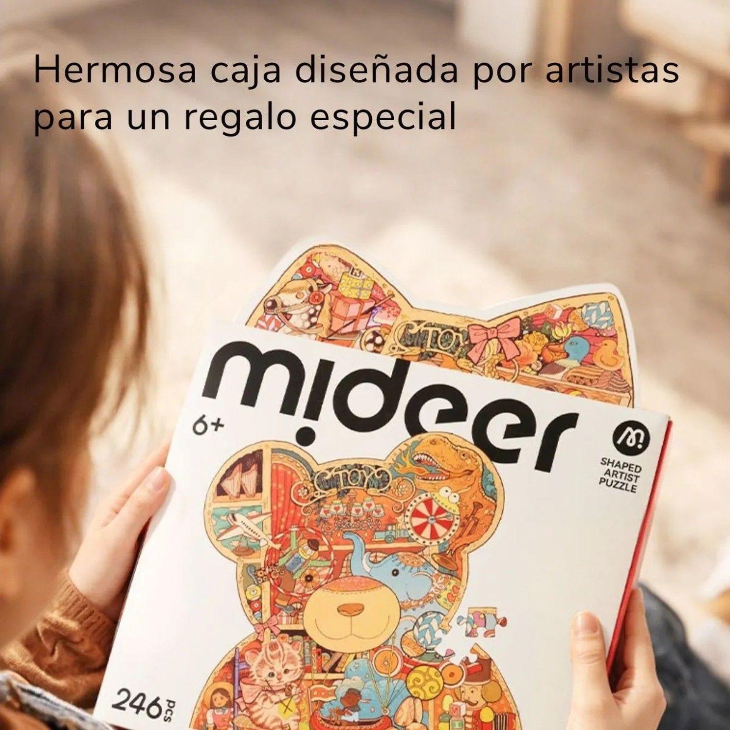 Puzzle De Oso Para Niños +6 Años 246 Piezas Arte Mideer-4