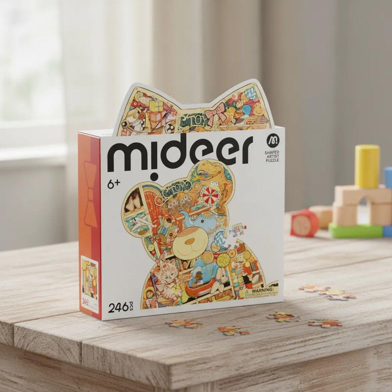 Puzzle De Oso Para Niños +6 Años 246 Piezas Arte Mideer-6