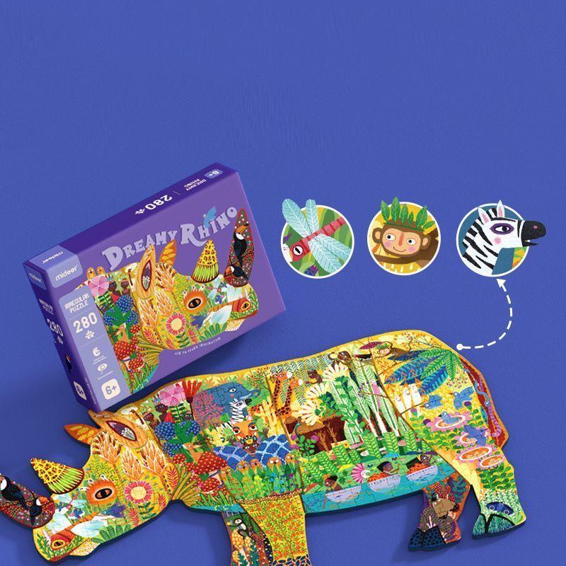 Puzzle Rinoceronte de Ensueño - Mideer - Rompecabezas-2