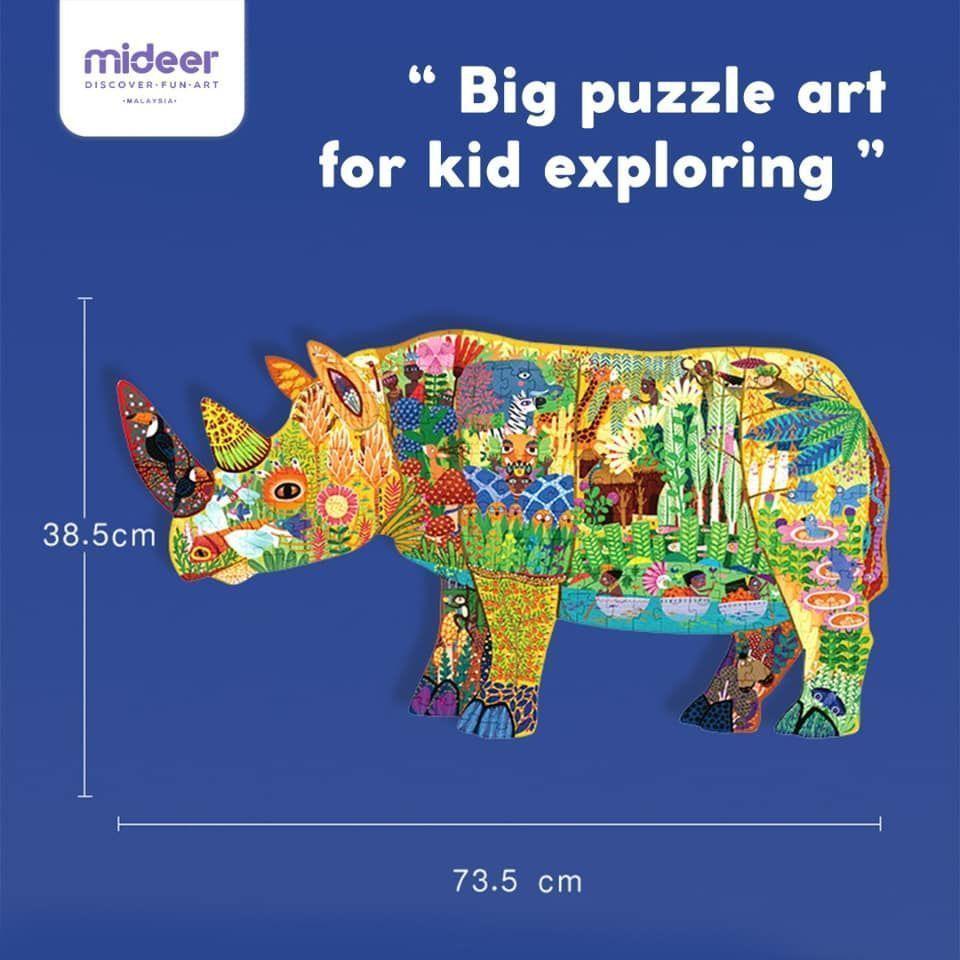 Puzzle Rinoceronte de Ensueño - Mideer - Rompecabezas-4