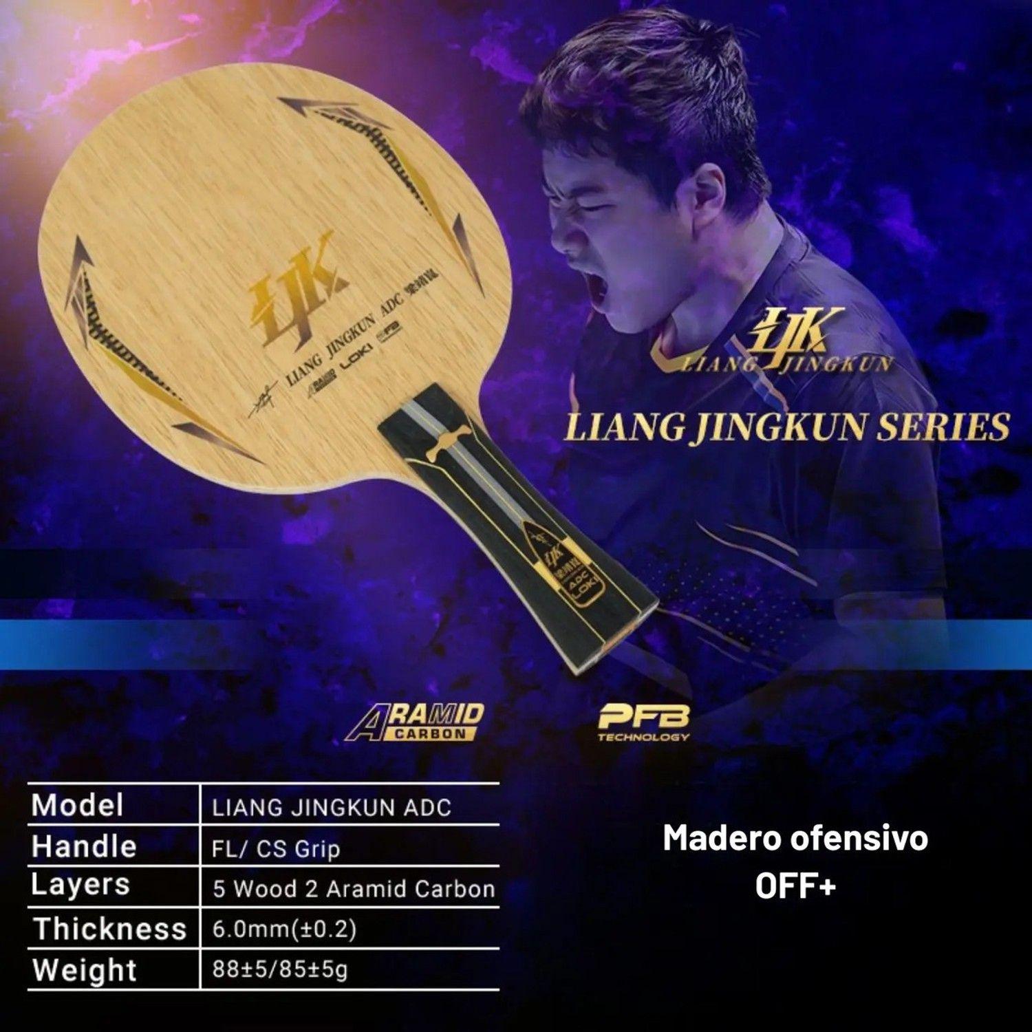 Madero Profesional Tenis De Mesa Liang Jingkun Adc Off+ Loki-2