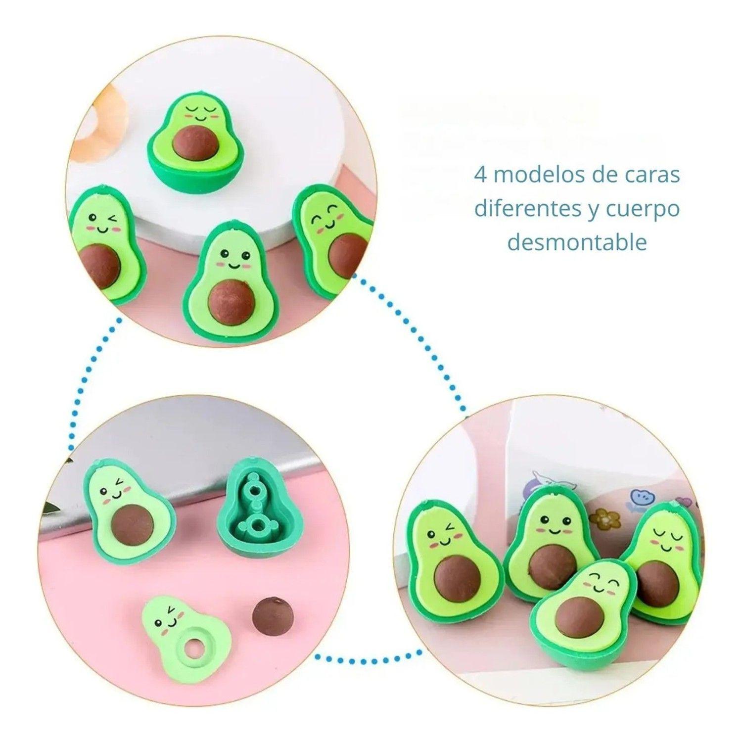 Pack 36 Gomas De Borrar Con Forma De Palta - Cumpleaños-3