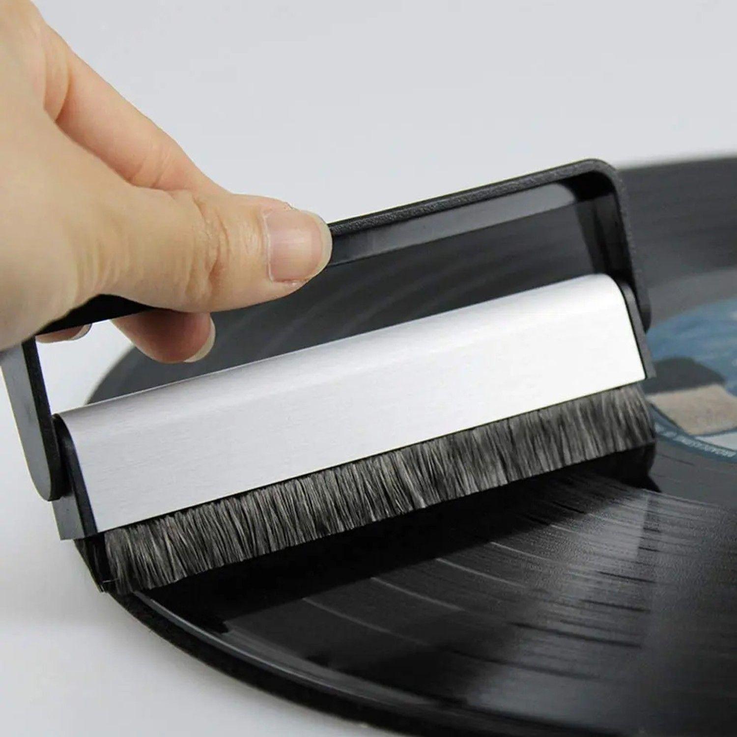 Kit Limpiador Vinilos Y Agujas Tornamesa 5en1 Goka Solución-3