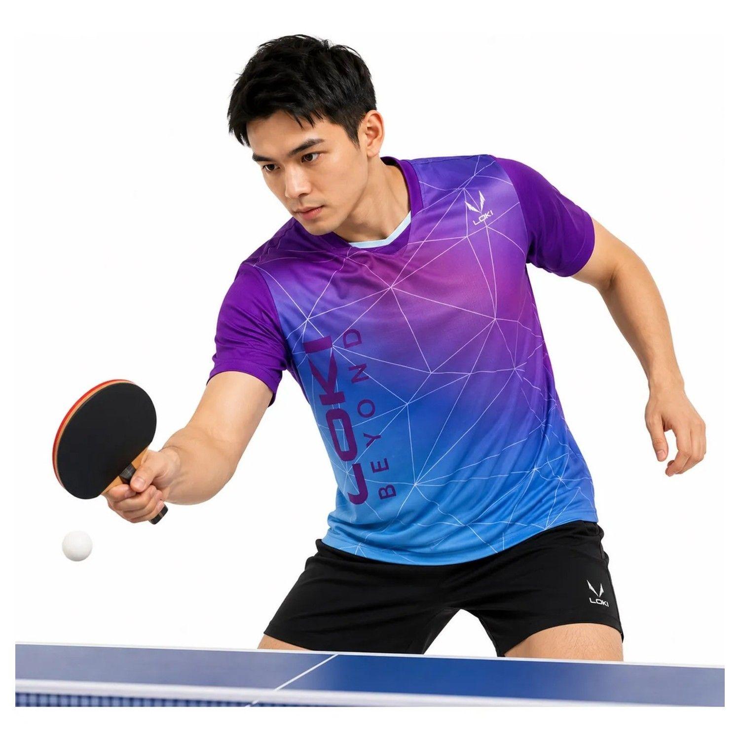 Polera Deportiva Loki Tenis De Mesa Secado Rápido Unisex-6