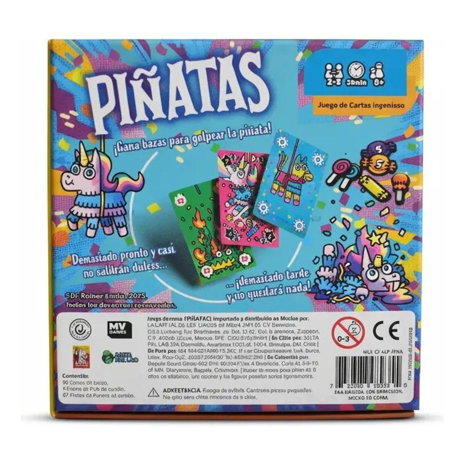 Juego De Mesa Piñatas 2 A 5 Jugadores +8 Años-3