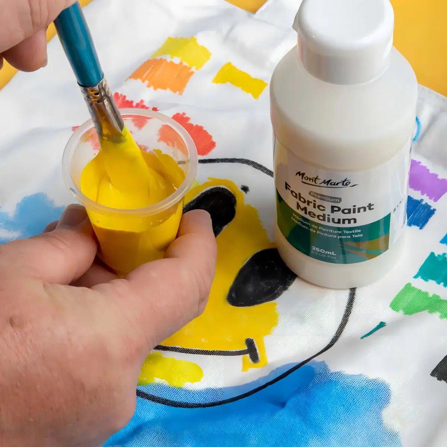 Médium Acrílico Mont Marte Blanco 250ml Para Pintura En Tela-4
