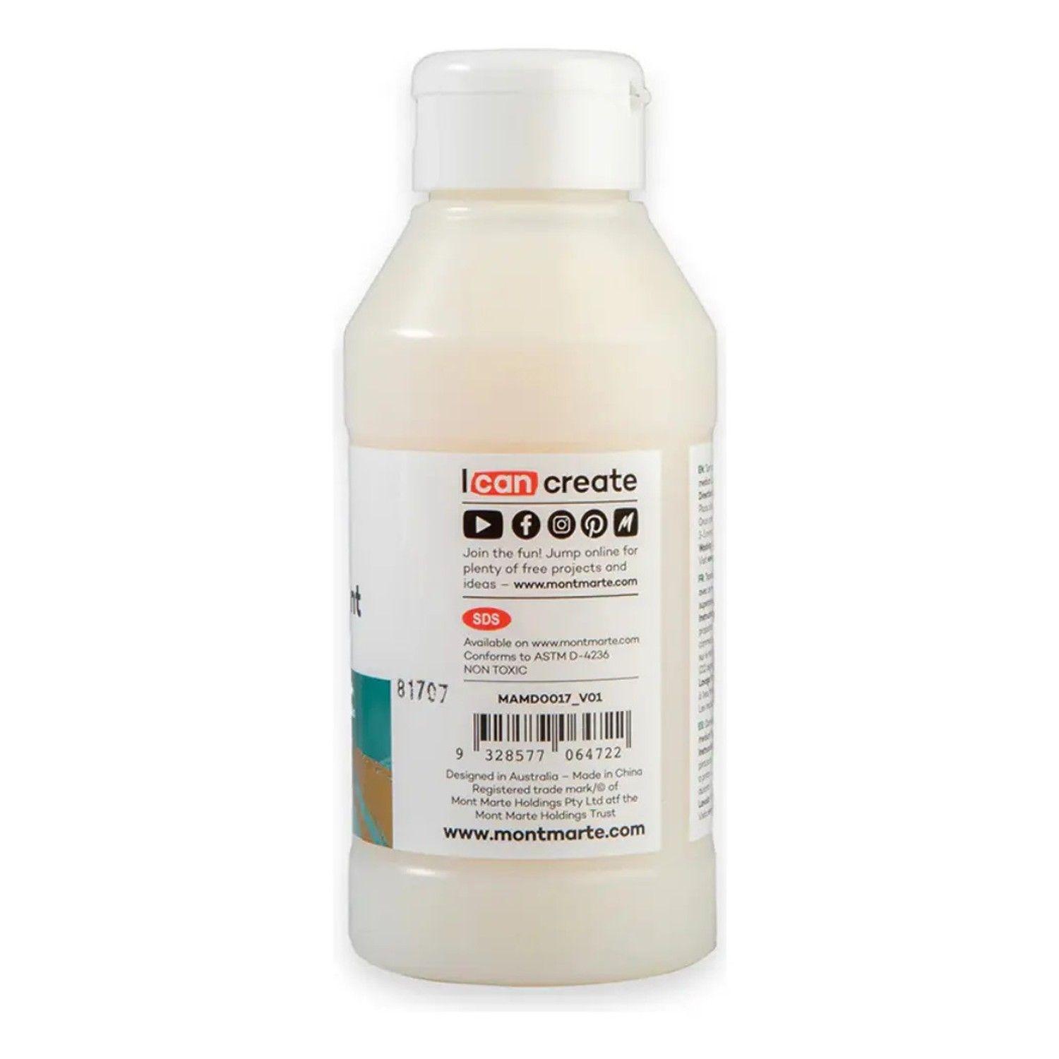 Médium Acrílico Mont Marte Blanco 250ml Para Pintura En Tela-6