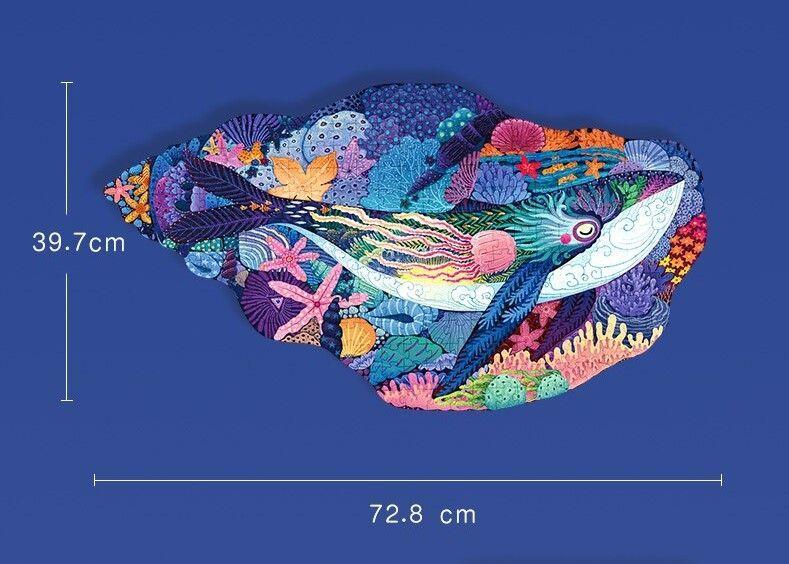 Puzzle La Ballena y el mar en una caracola - Mideer - Rompecabezas-2