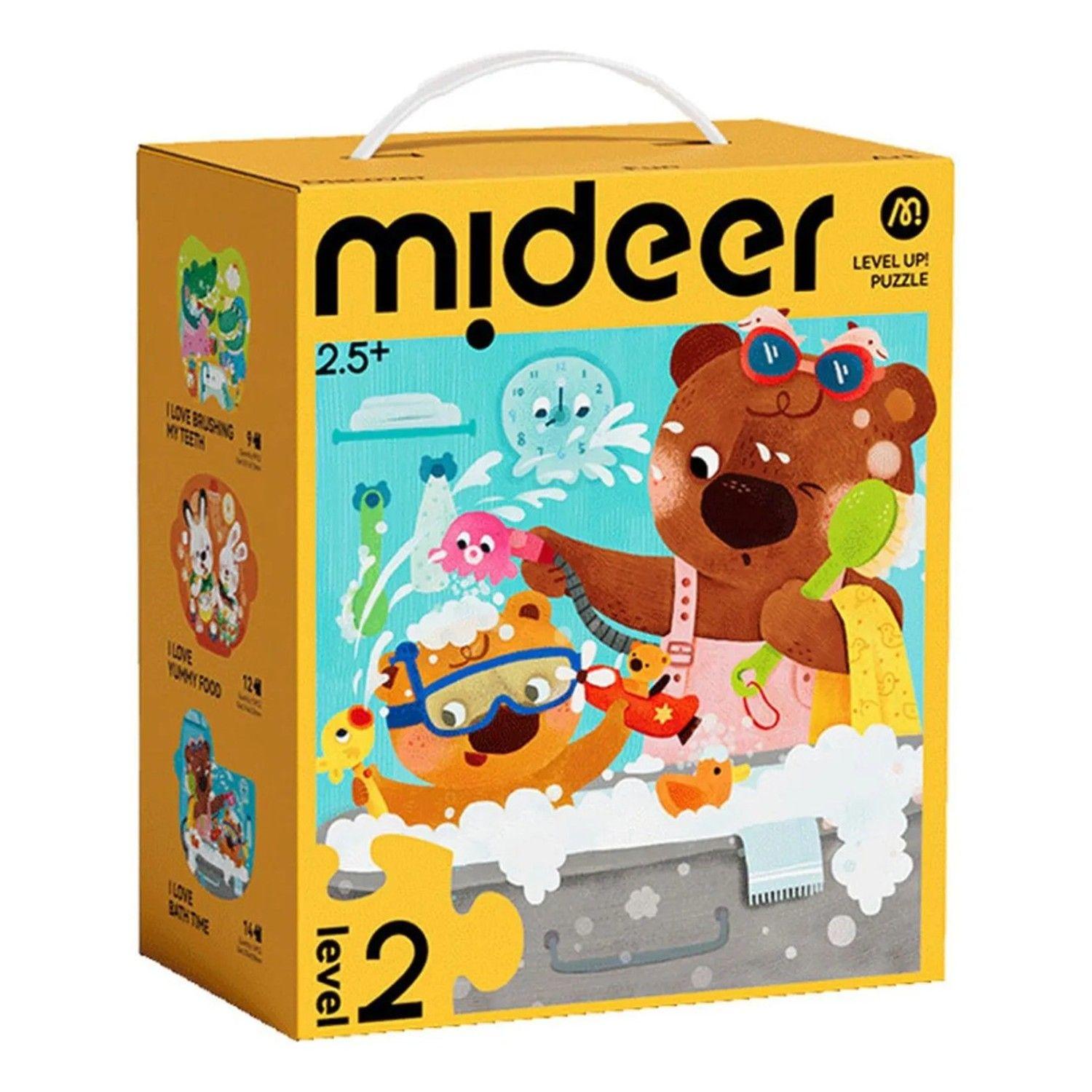 Puzzle Progresivo 3 En 1 Buenos Hábitos Nivel +2 Años Mideer-0