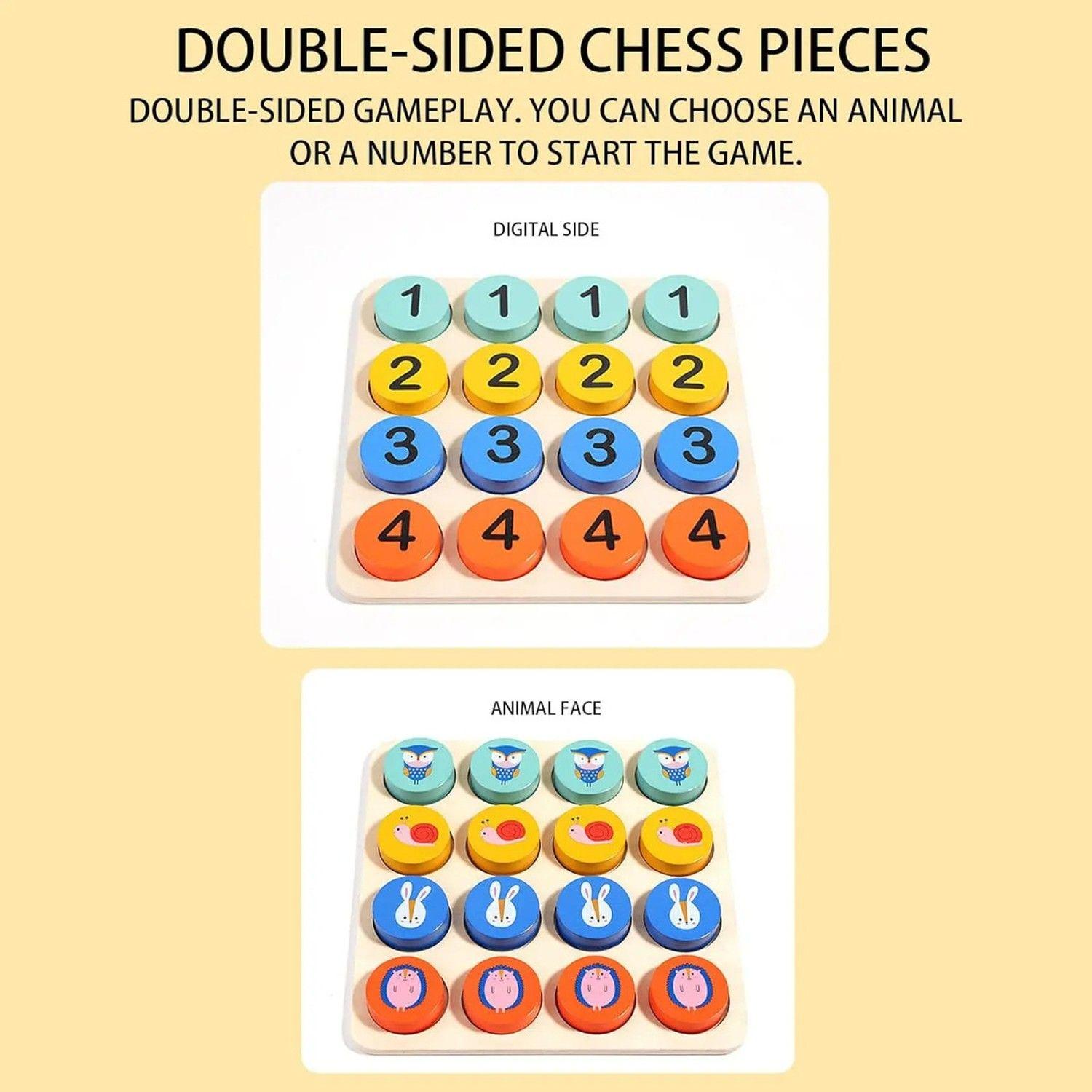 Sudoku De Madera Para Pre Escolares Matemáticas Montessori-5
