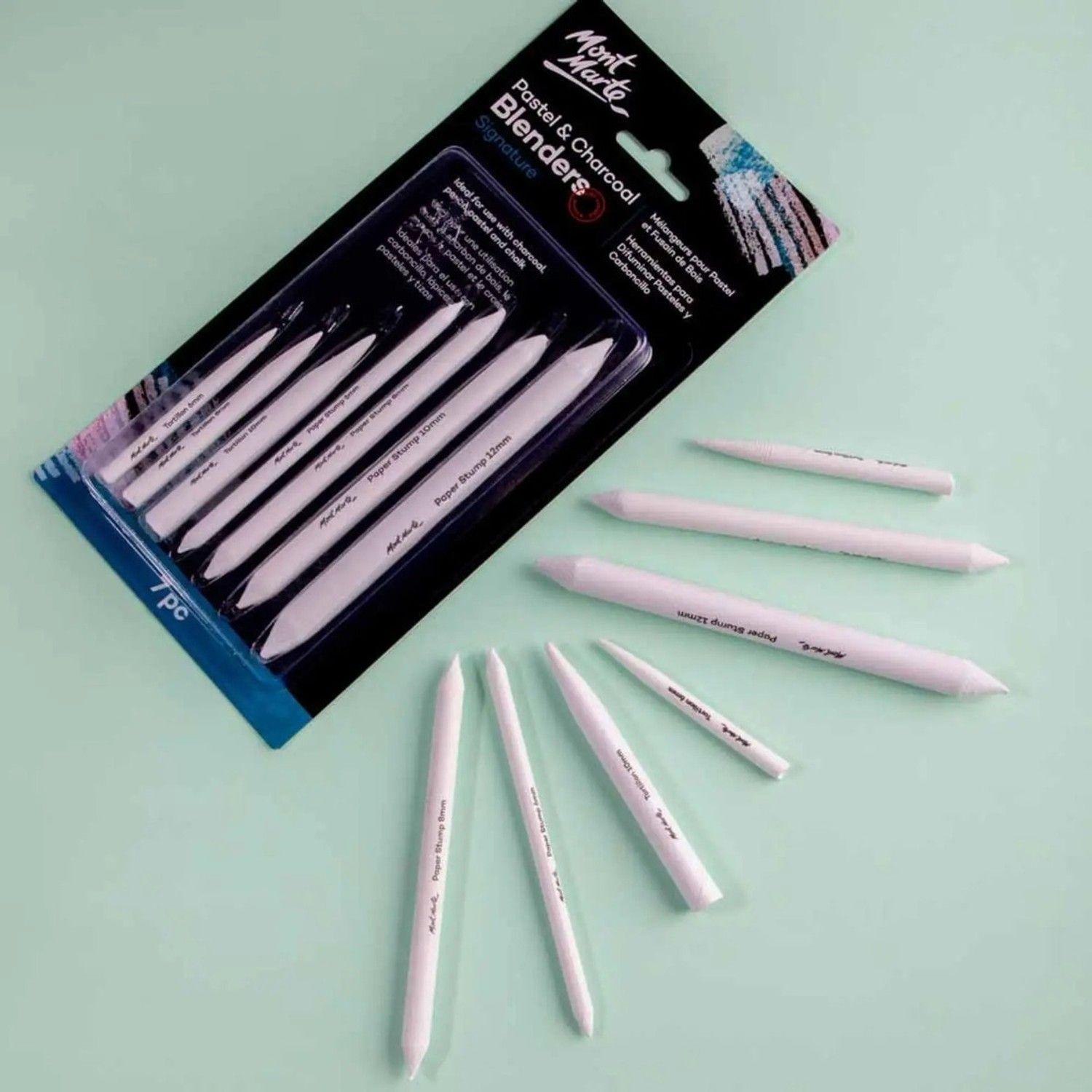 Set De 7 Lápices Difuminadores Para Dibujo Arte Mont Marte-1