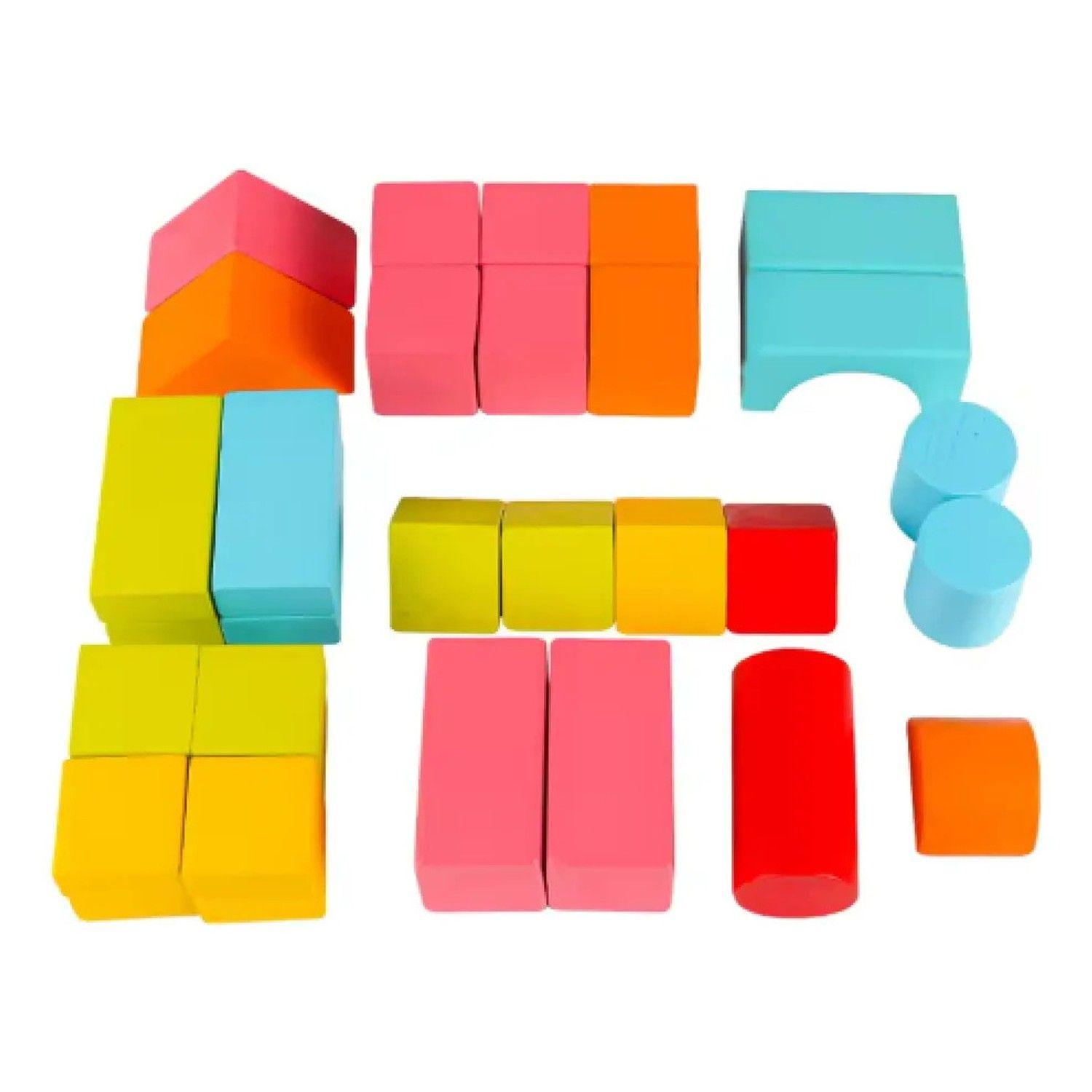 Juego Bloques Construcción Percepción Espacial 3d Niños-5