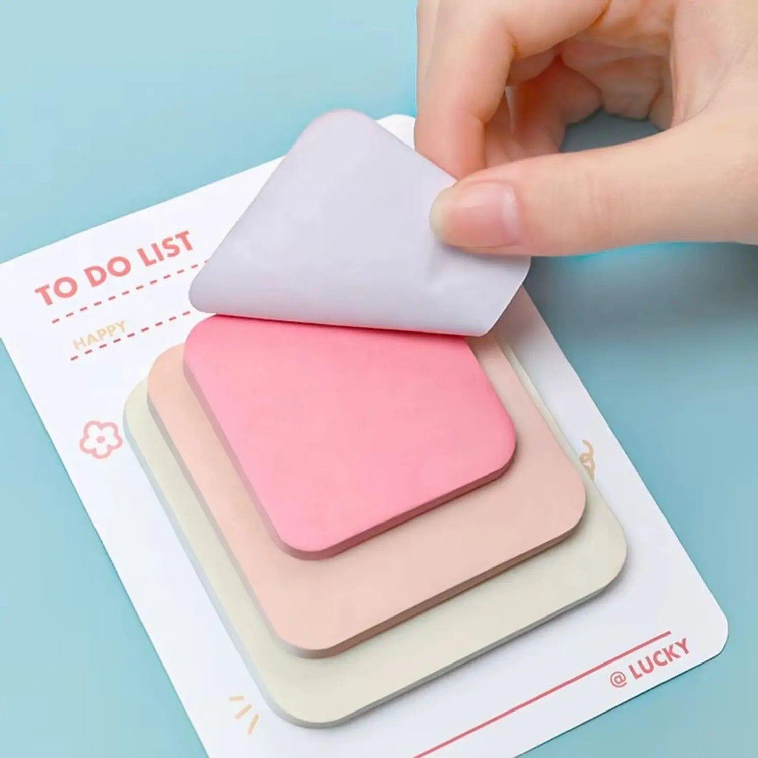 Pack 4 Tacos De Notas Adhesivas De 90 Hojas Color Pastel-1