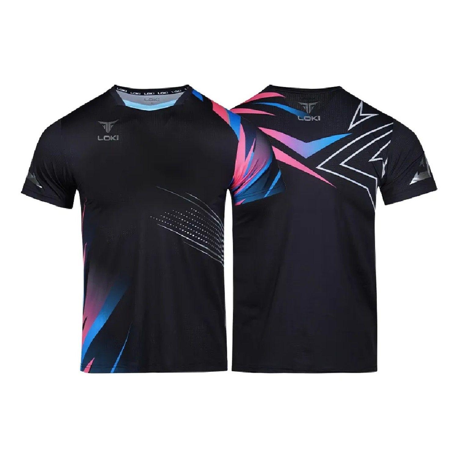 Polera Deportiva Loki Tenis De Mesa Secado Rápido Unisex-1