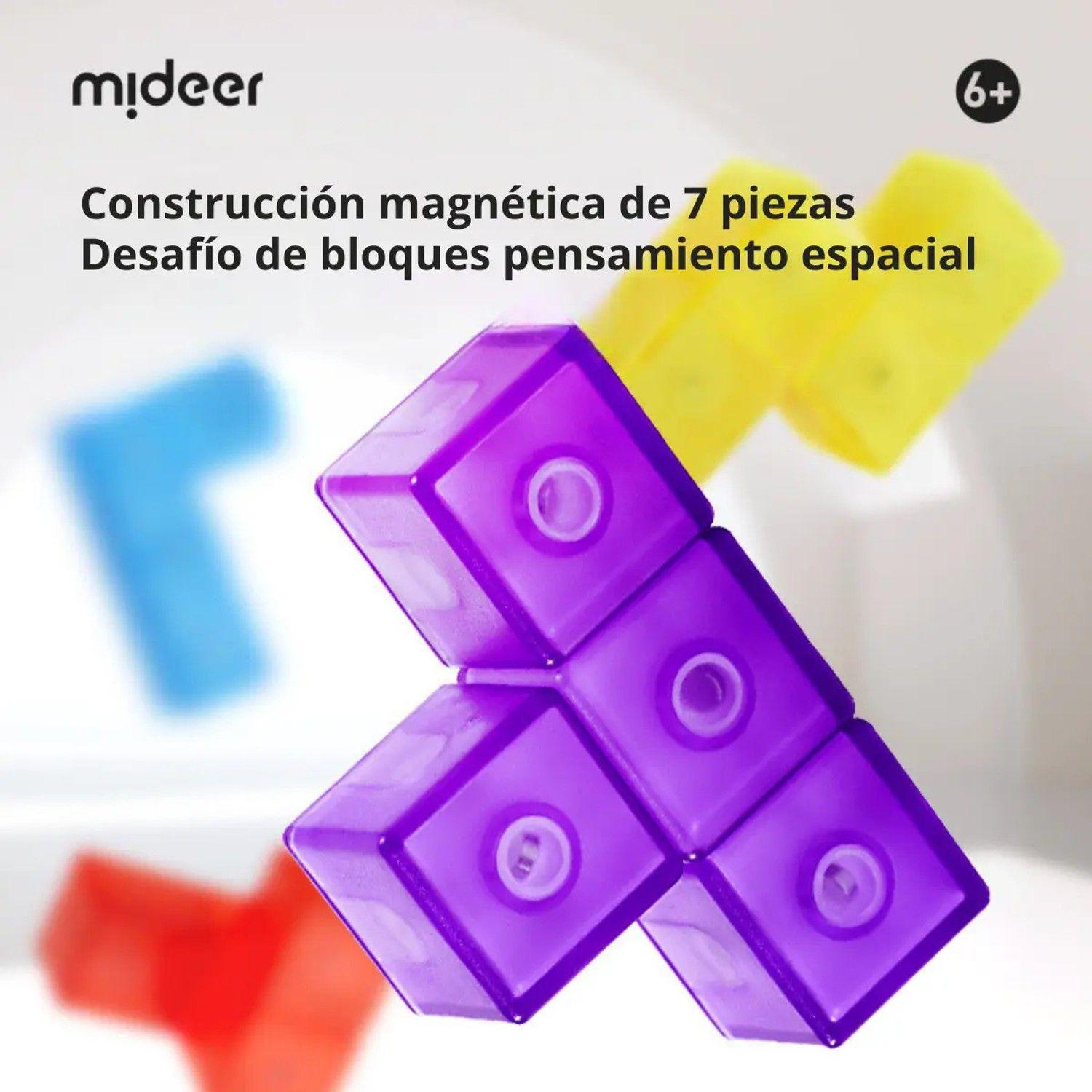 Juego De Lógica Cubo Magnético Bloques De Construcción-3
