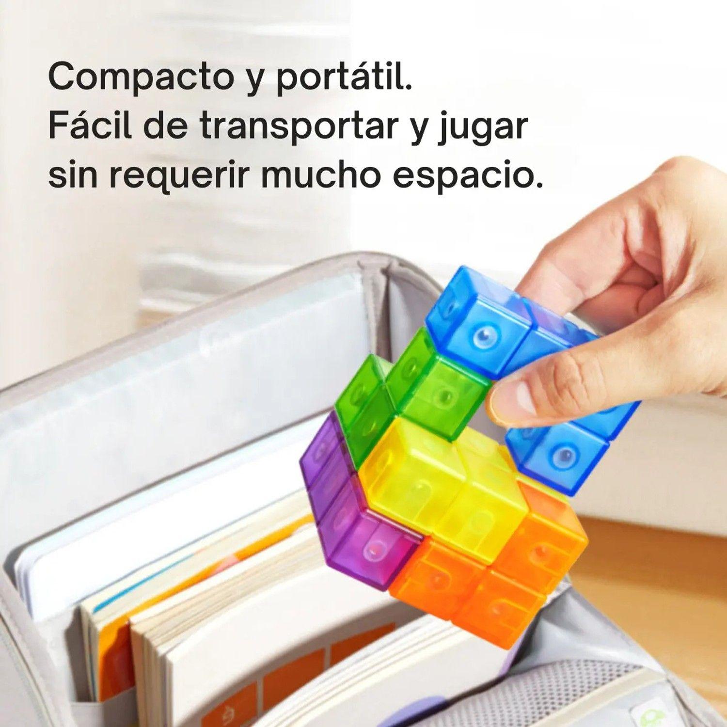 Juego De Lógica Cubo Magnético Bloques De Construcción-5