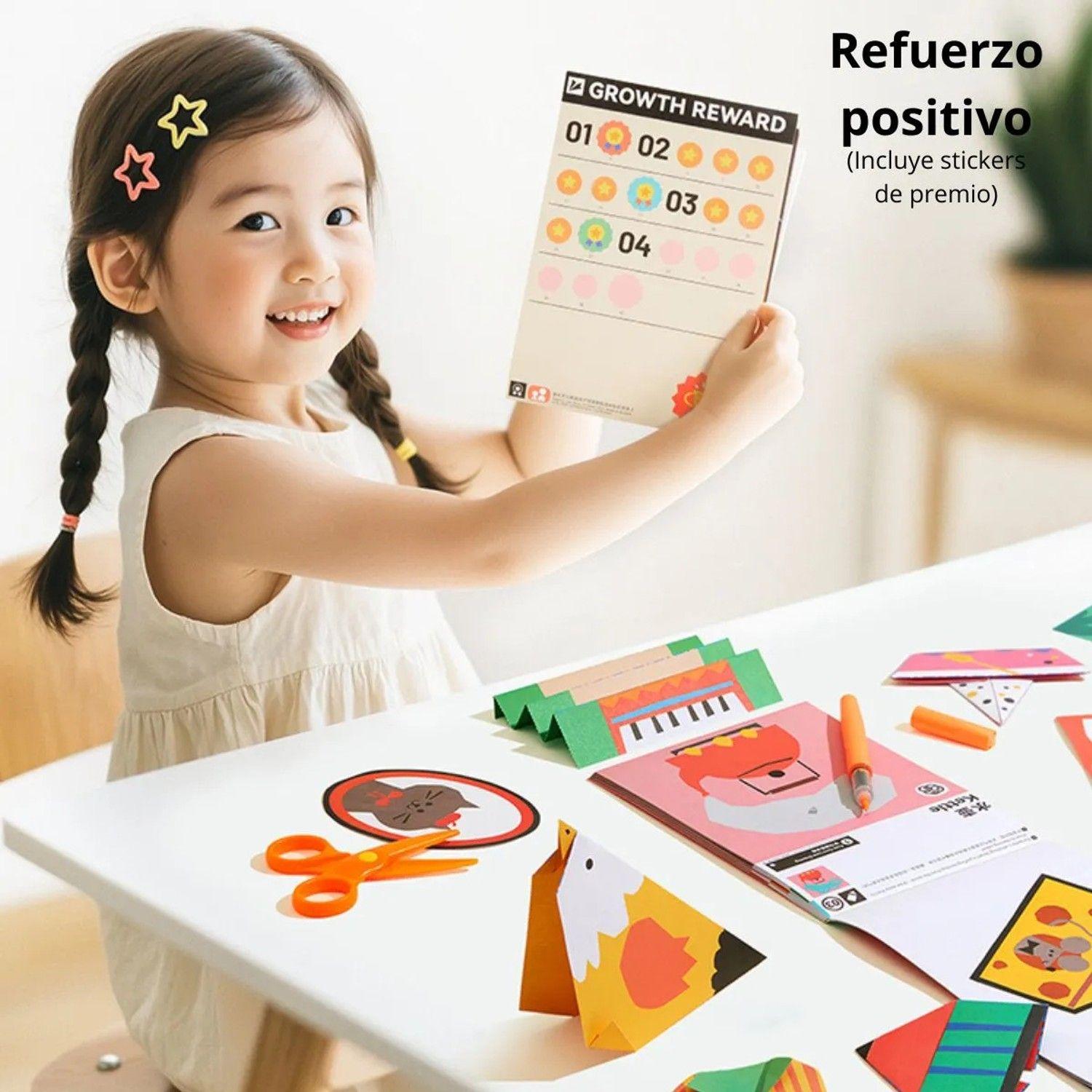 Set Manualidades Preescolar 4 En 1 Mideer Cortar Y Origami-5