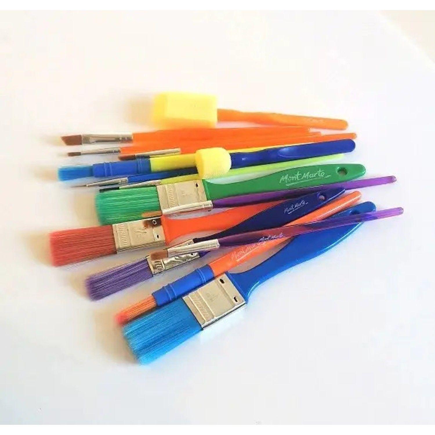 Kit De Pinceles Y Brochas Para Pintar 15 Pcs Mont Marte-3