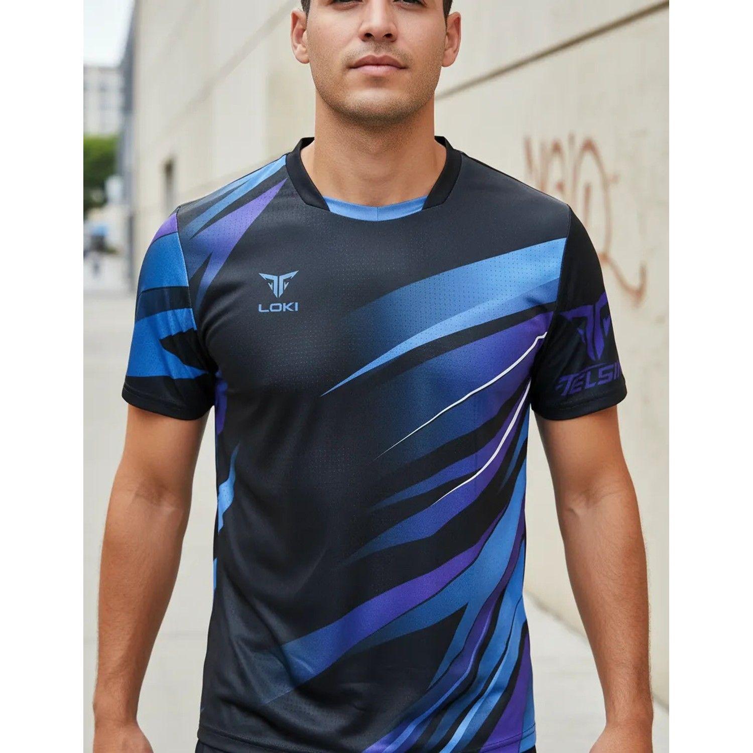 Polera Deportiva Loki Tenis De Mesa Secado Rápido Unisex-0