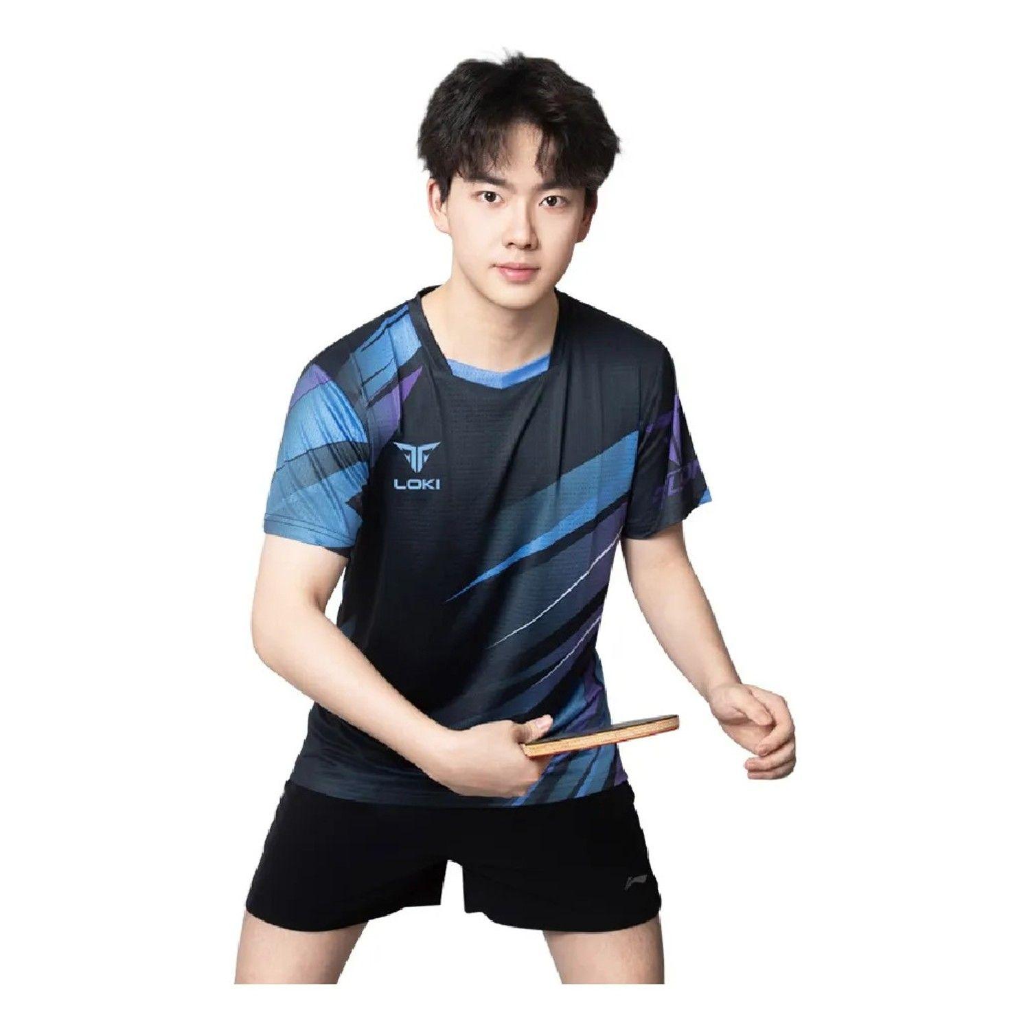 Polera Deportiva Loki Tenis De Mesa Secado Rápido Unisex-2