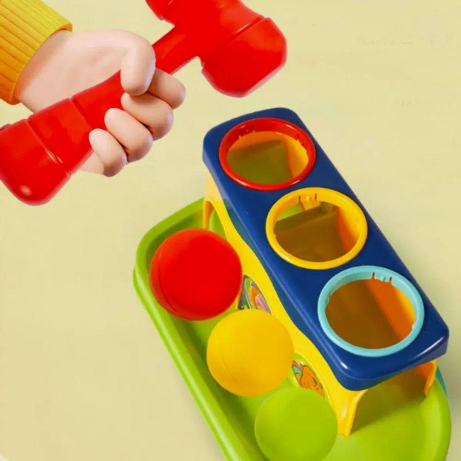 Juguete Educativo Golpea La Bola De Color Para Bebés 1 Año-2
