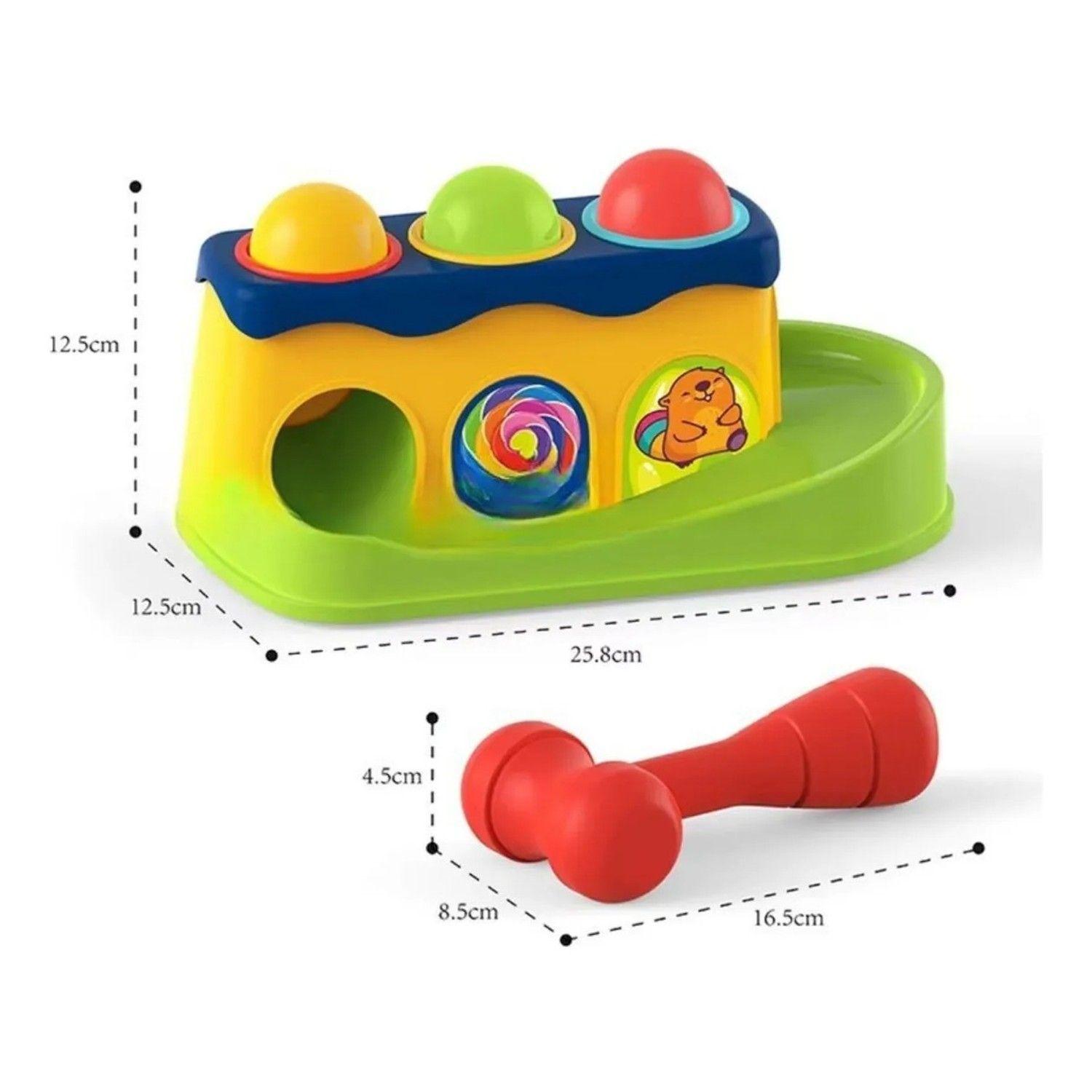 Juguete Educativo Golpea La Bola De Color Para Bebés 1 Año-4