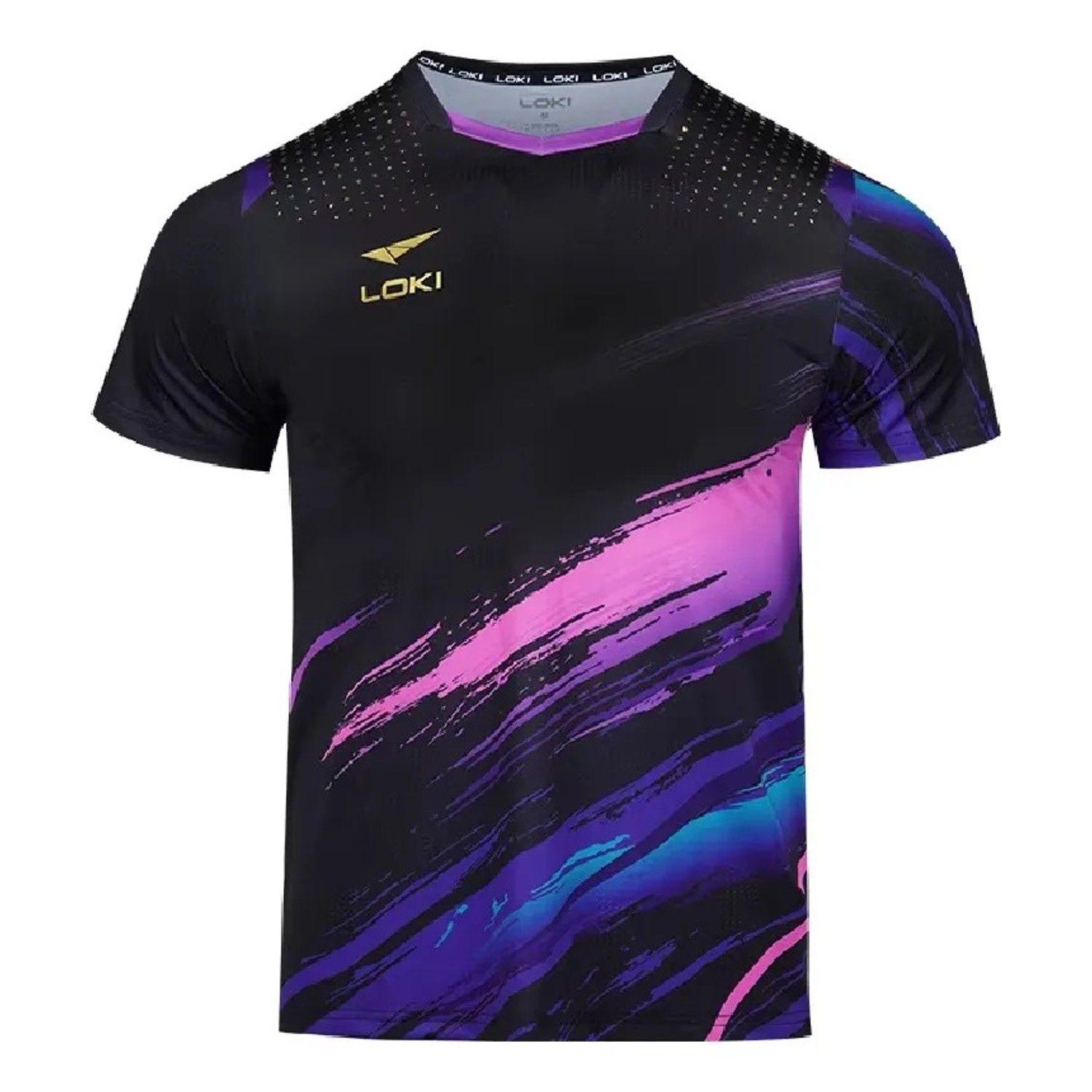 Polera Deportiva Loki Tenis De Mesa Secado Rápido Unisex-0