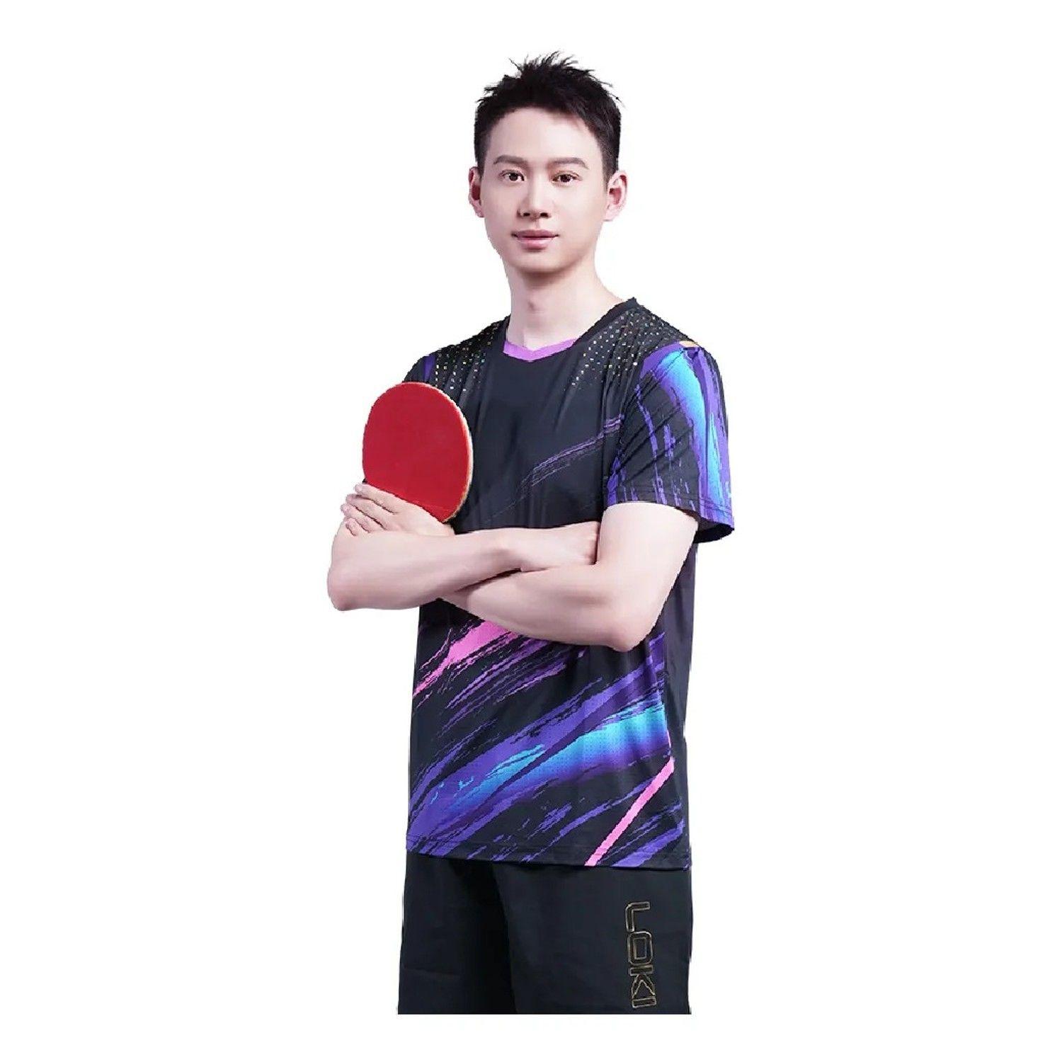Polera Deportiva Loki Tenis De Mesa Secado Rápido Unisex-1